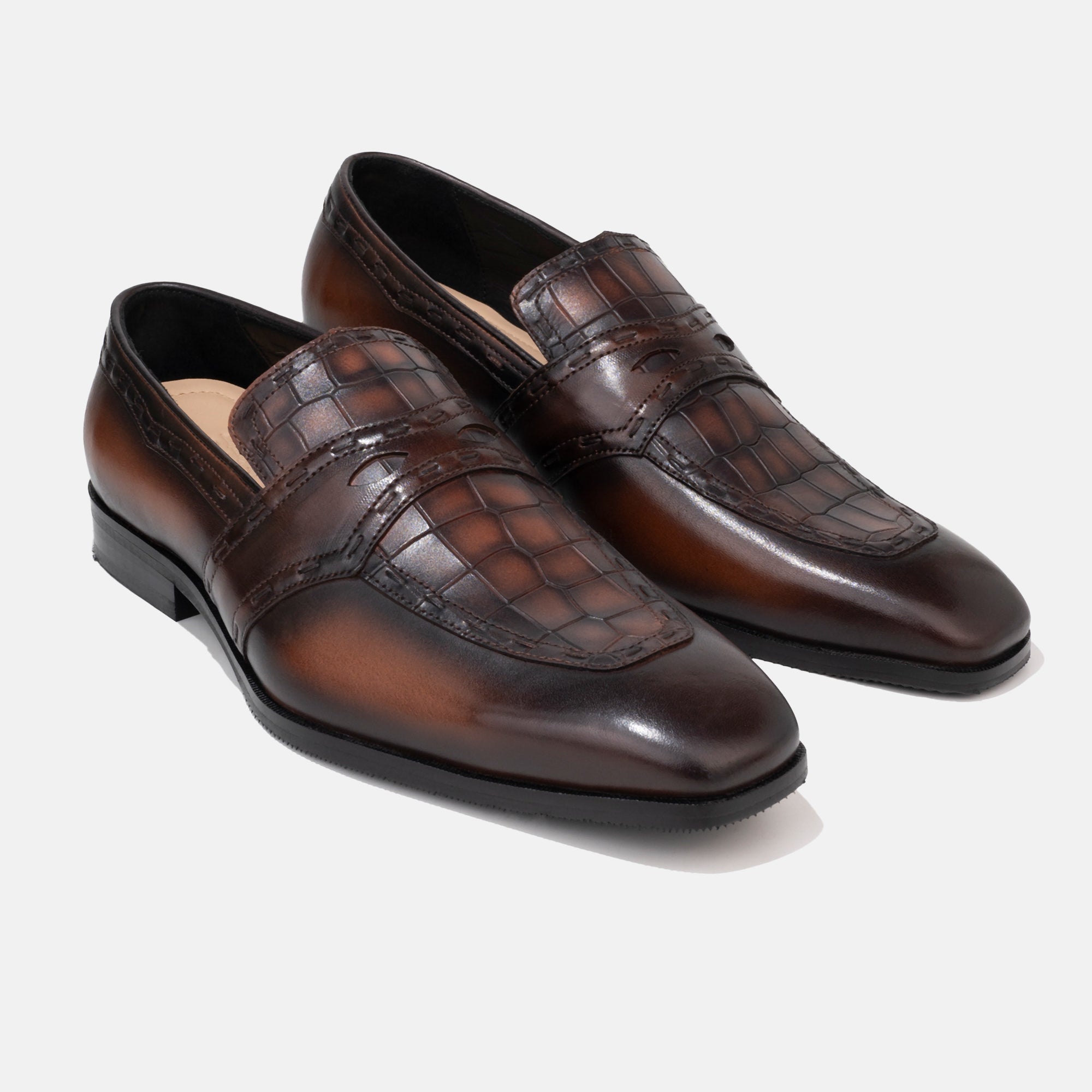 The Baron - Hand Patina Loafers