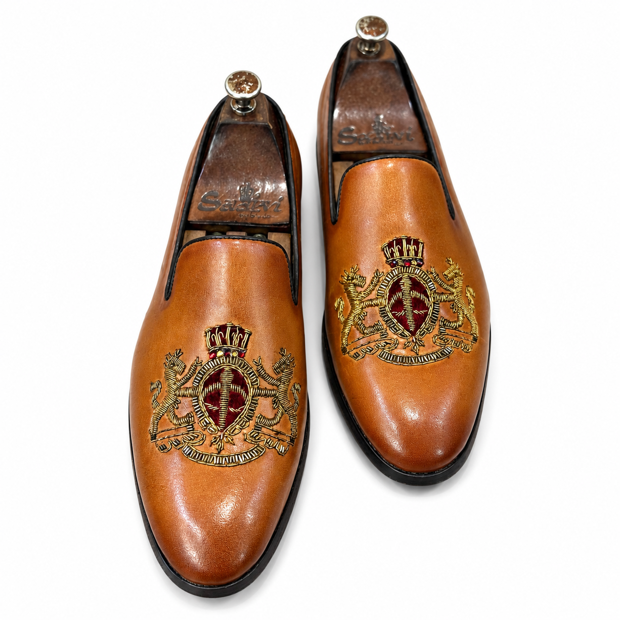 Royal Hand Zardosi Slipons