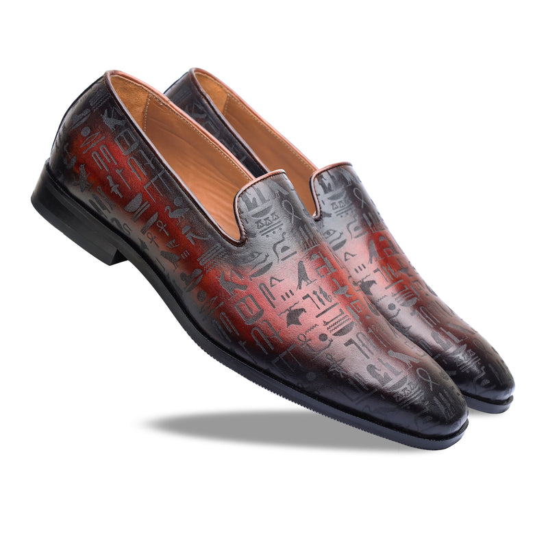 Amber Hand Patina Loafers