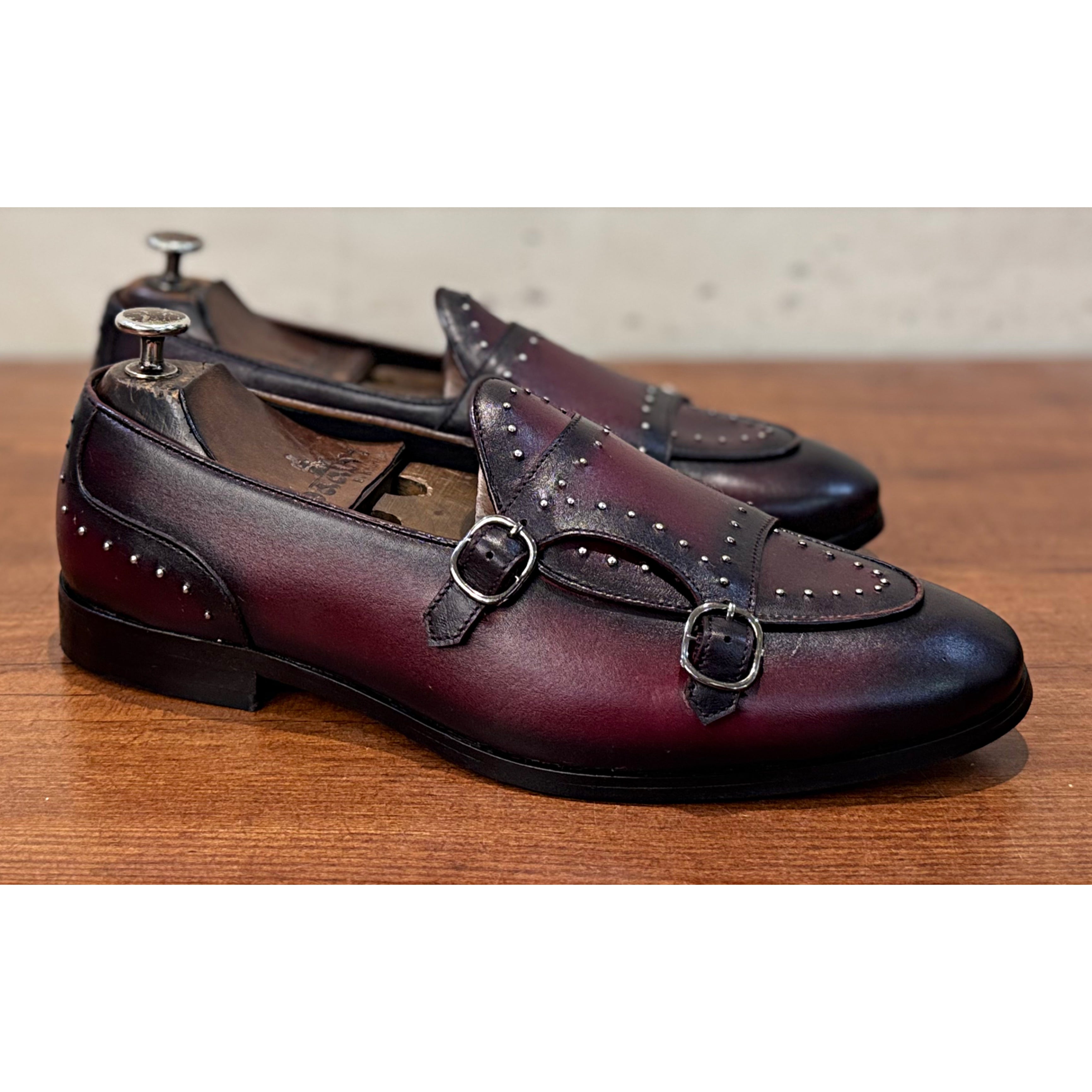 Belgian Monk Strap - Bordo