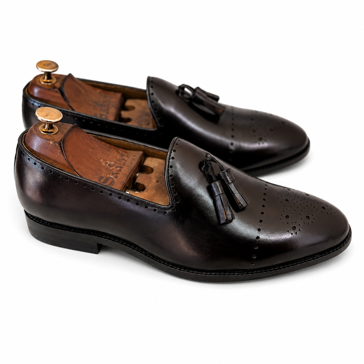 The Noir Royale Tassel Loafer