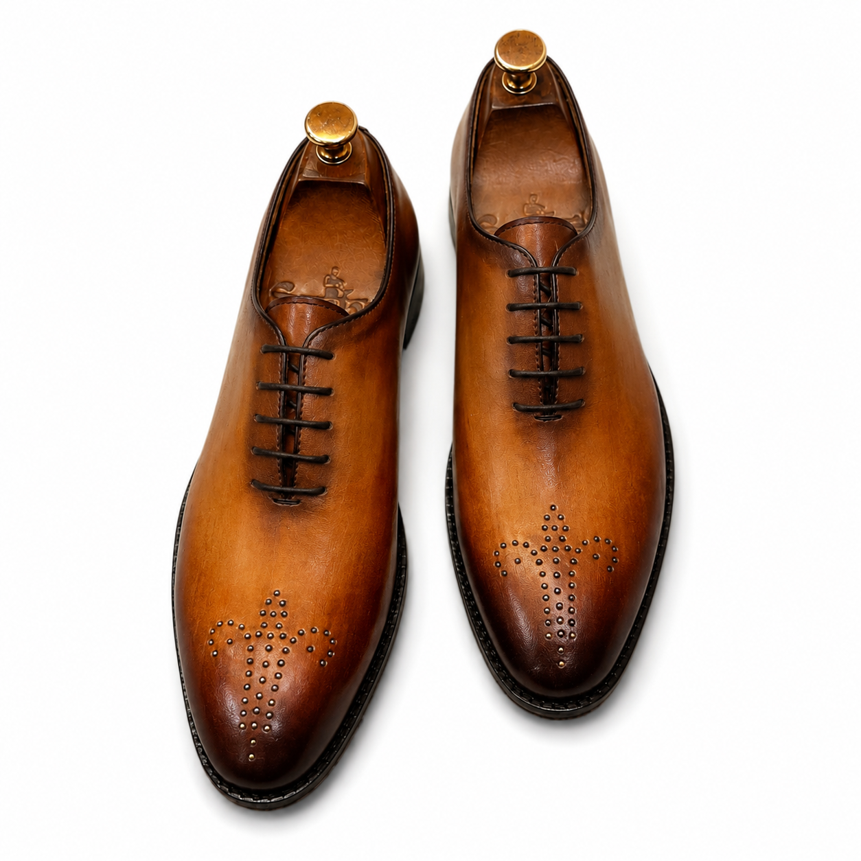 Amber Crest Wholecut Oxfords