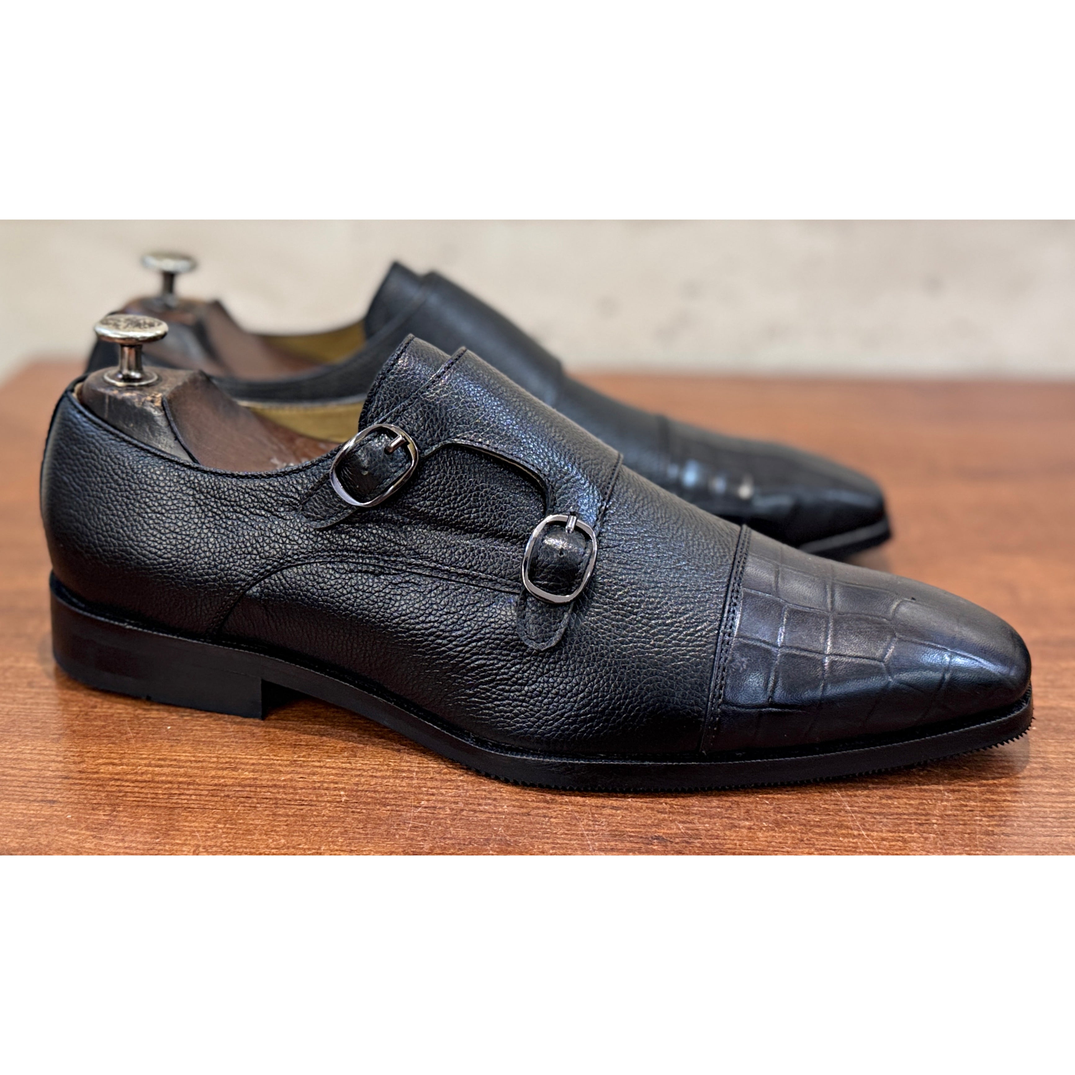 The Noir Croc Monarch Monk