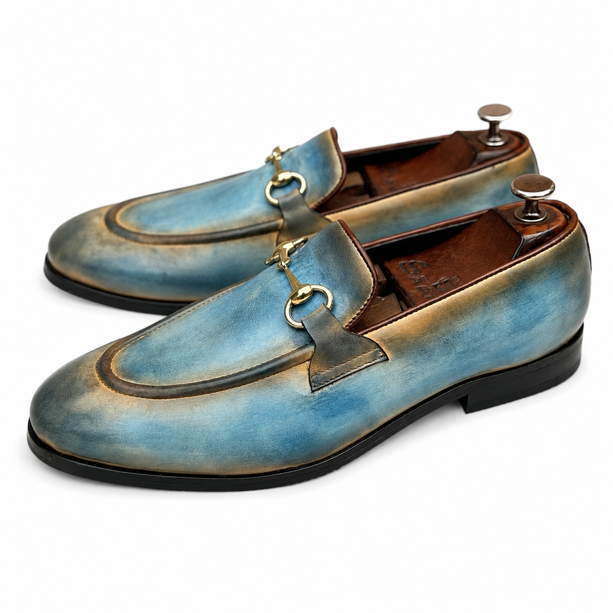 The Riviera Azure Horsebit