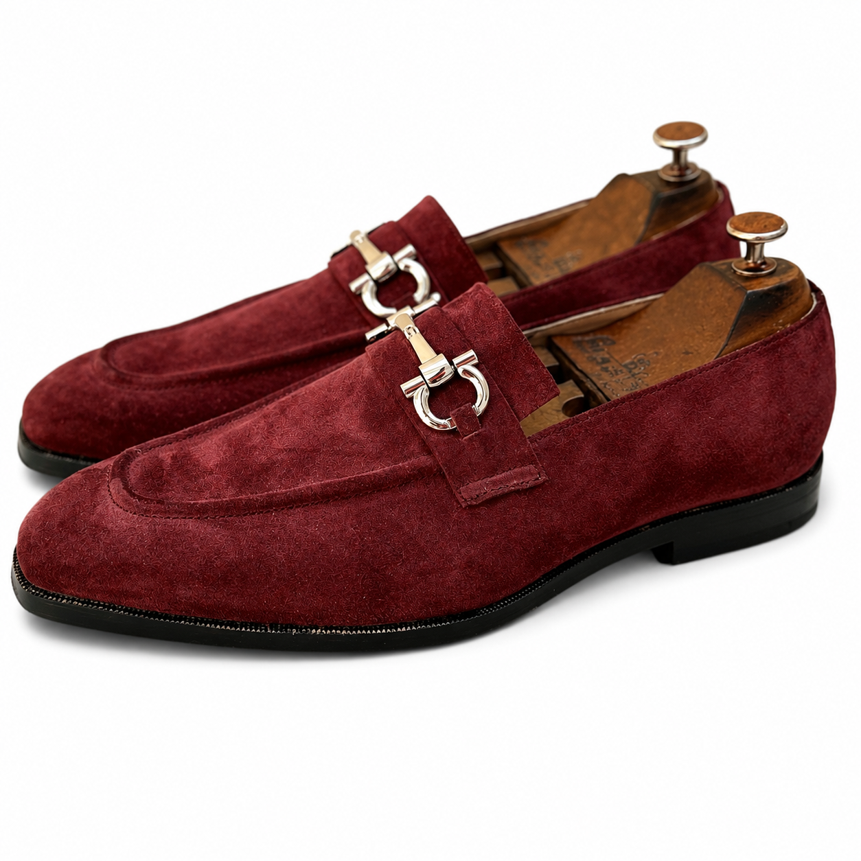 The Bordeaux Élite Suede Horsebit Loafer