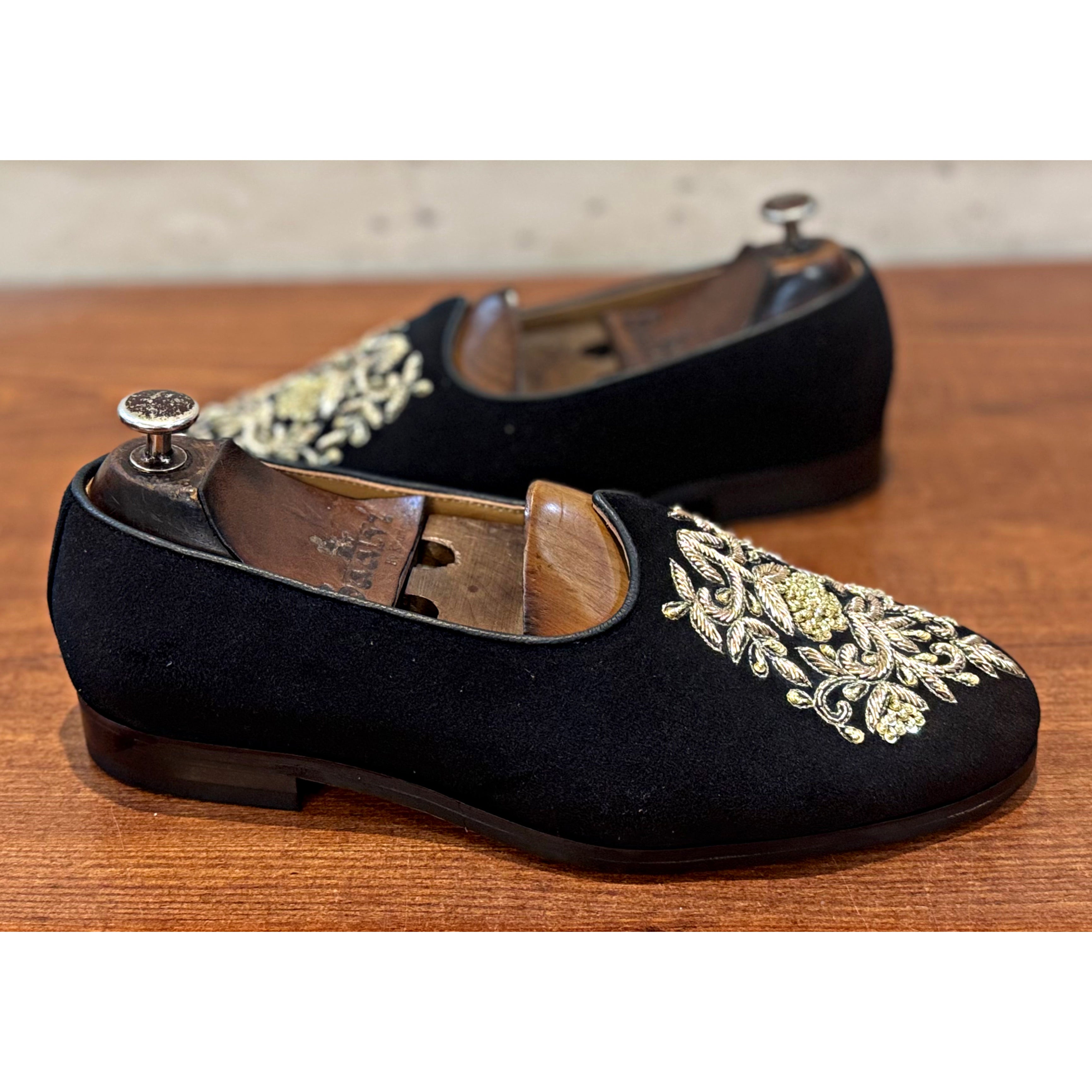 Black Velvet With Zardosi Embroidery
