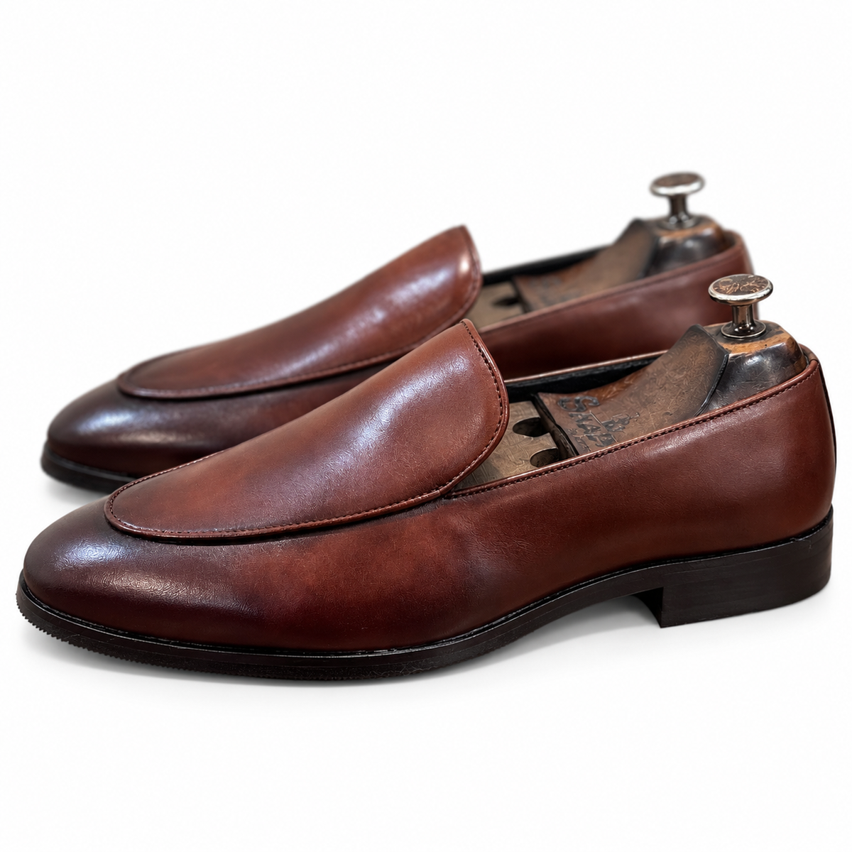 Brown Loafers Hand Finished