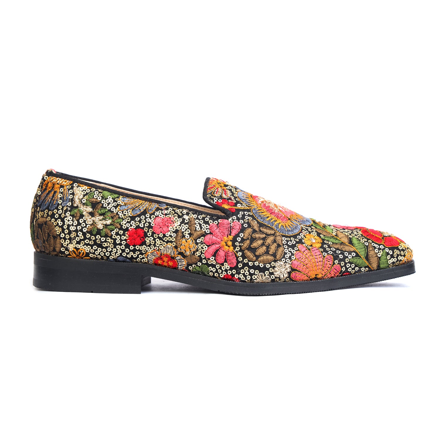 Flower Embroidery Slipon