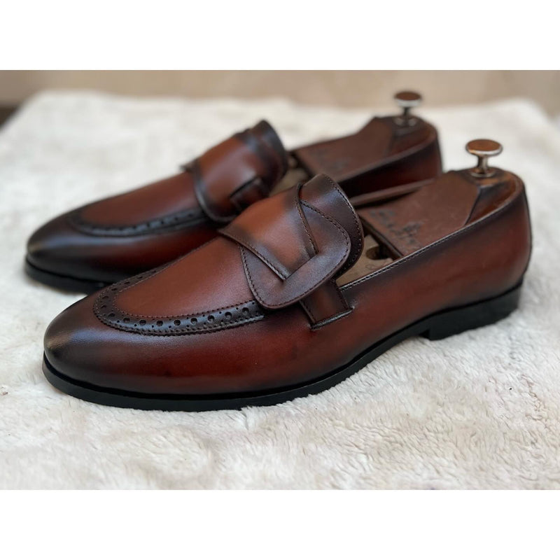 Butterfly Loafers Hand Patina