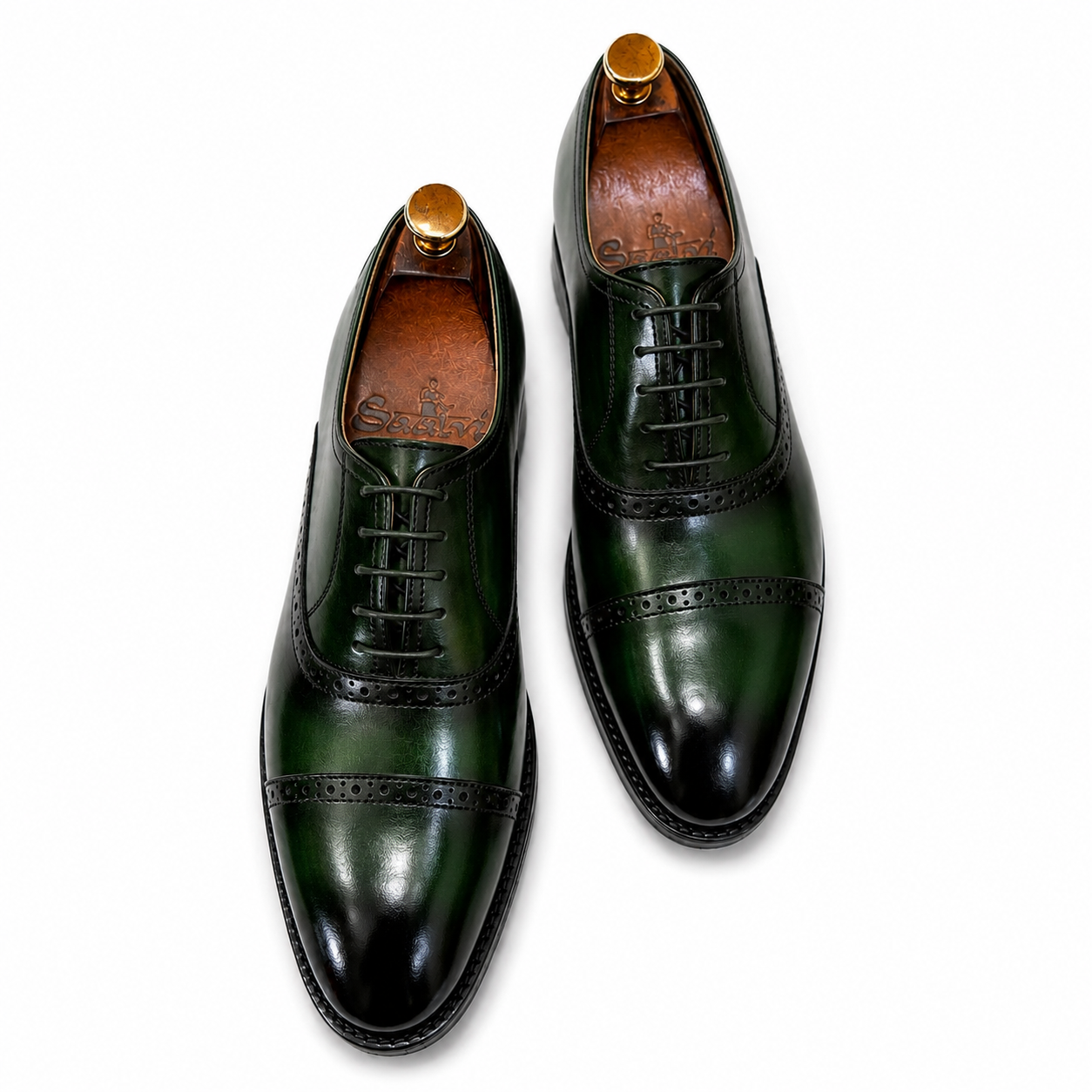 The Emerald Sovereign Cap-Toe Oxford