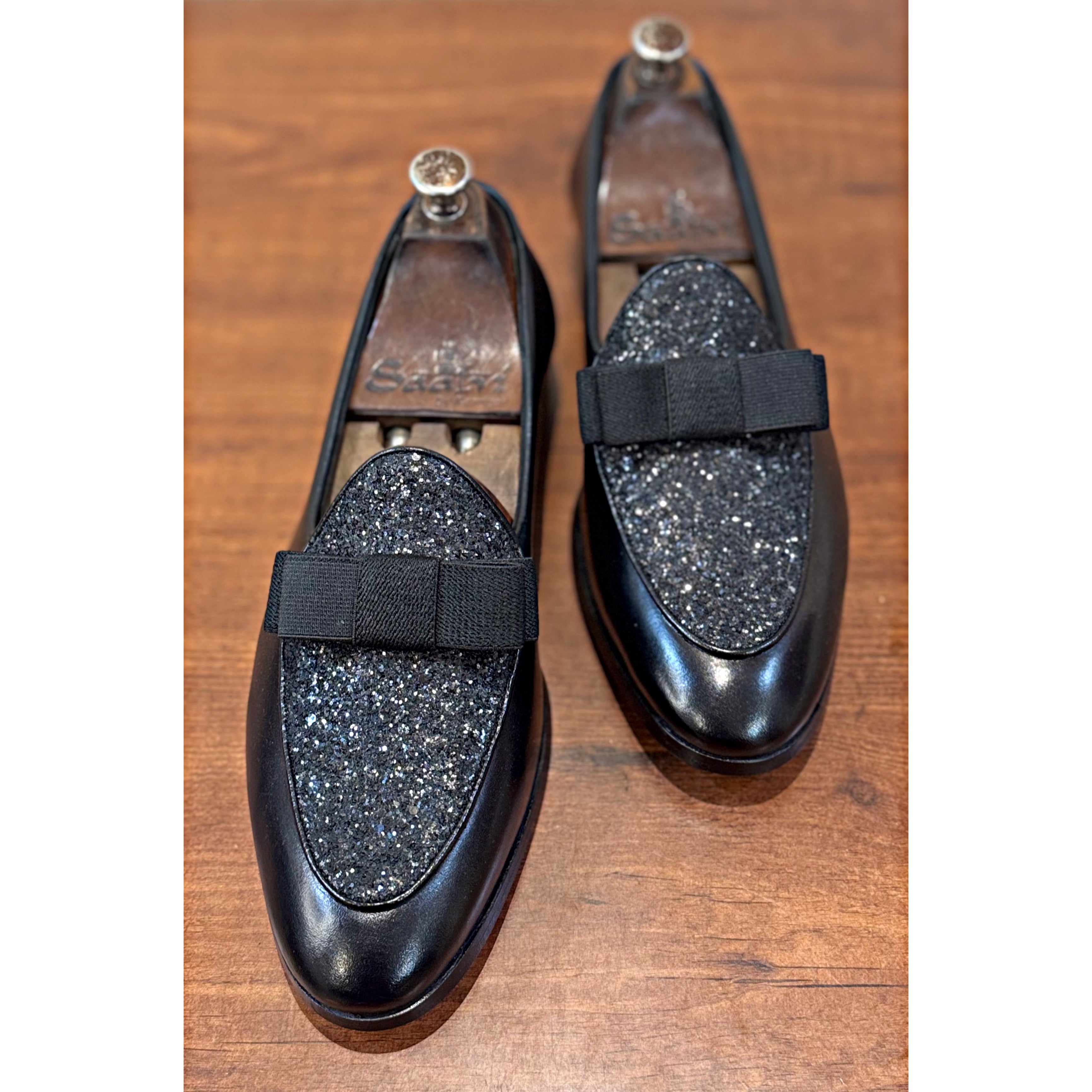 Belgian Loafers Bling Bow