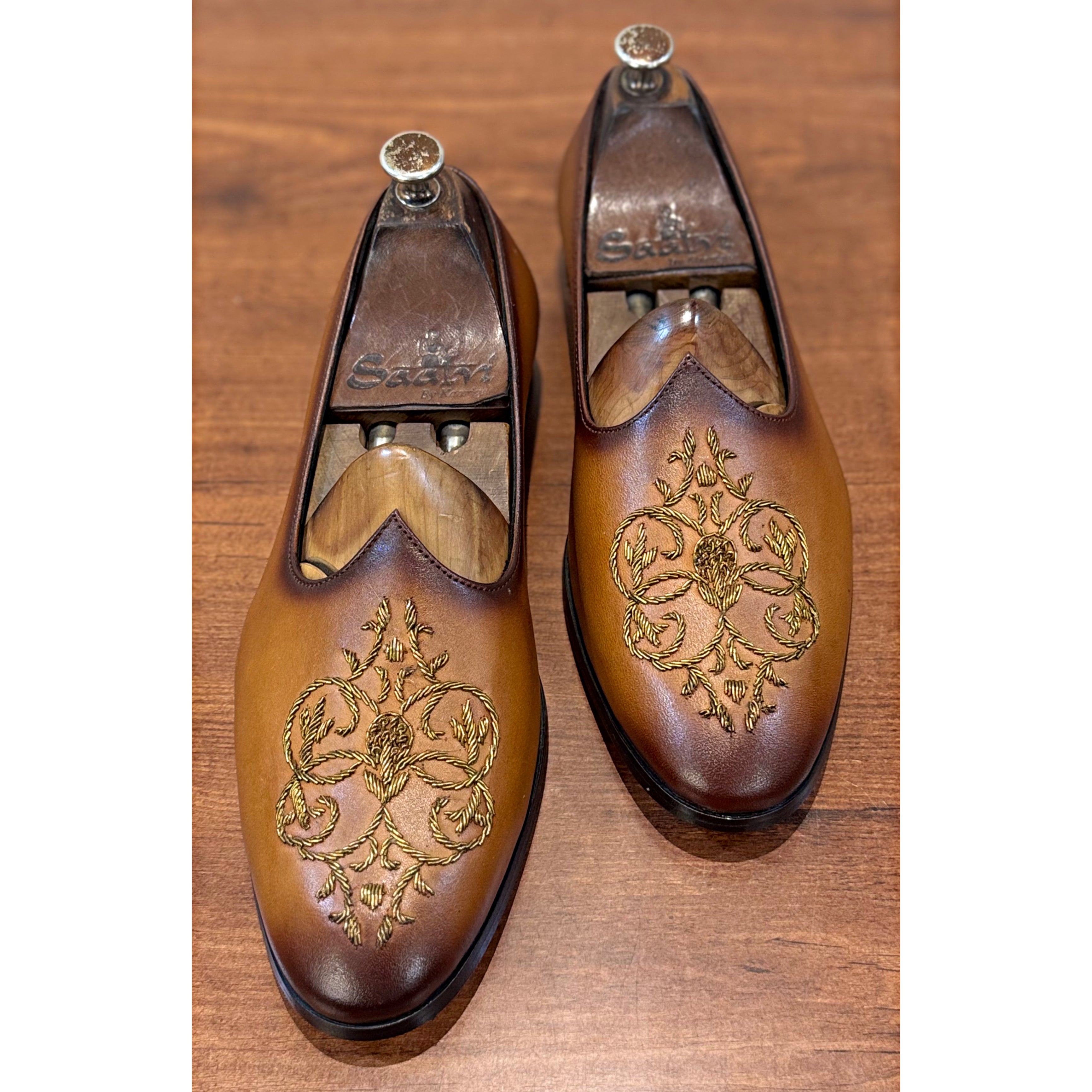 Golden Aura Jalsa Hand Patina