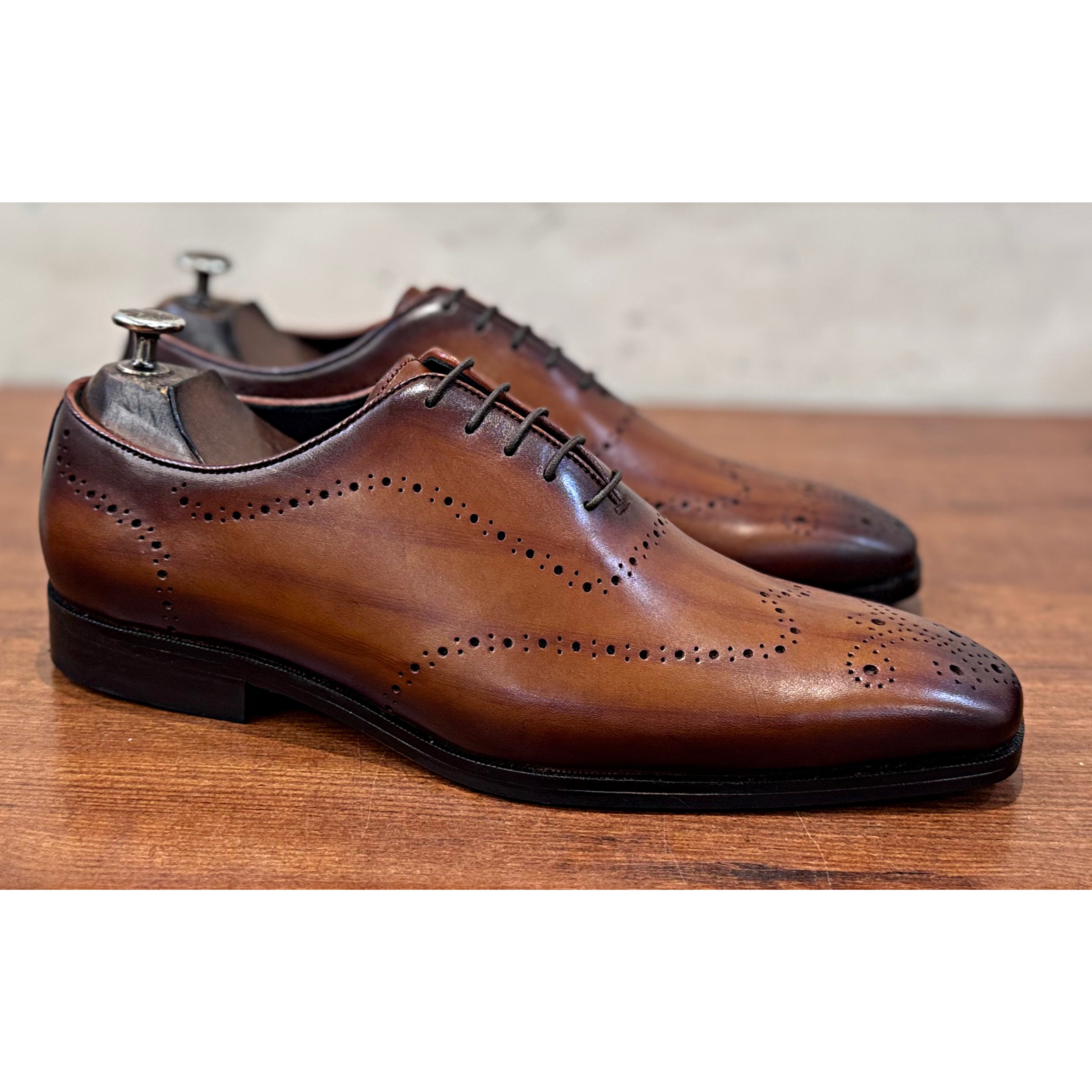 Wholecut Oxfords Cognac