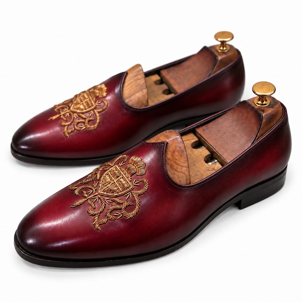 Bordeaux Crest Embroidered Jalsa