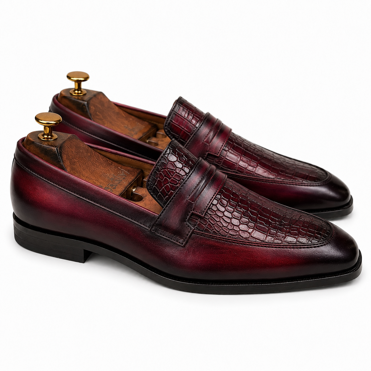 The Bordeaux Royale Penny Loafer
