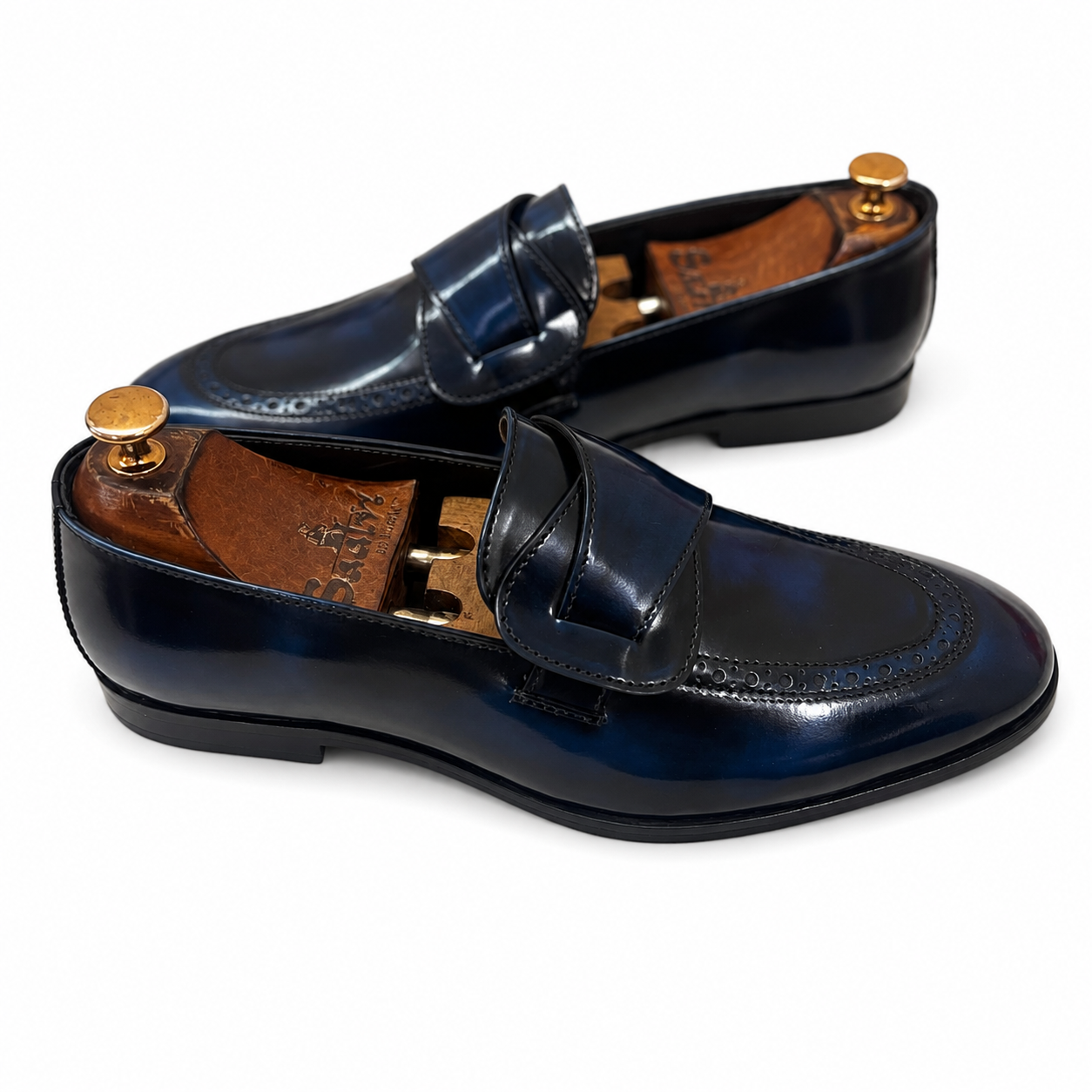 Butterfly Loafers Blue Brushoff