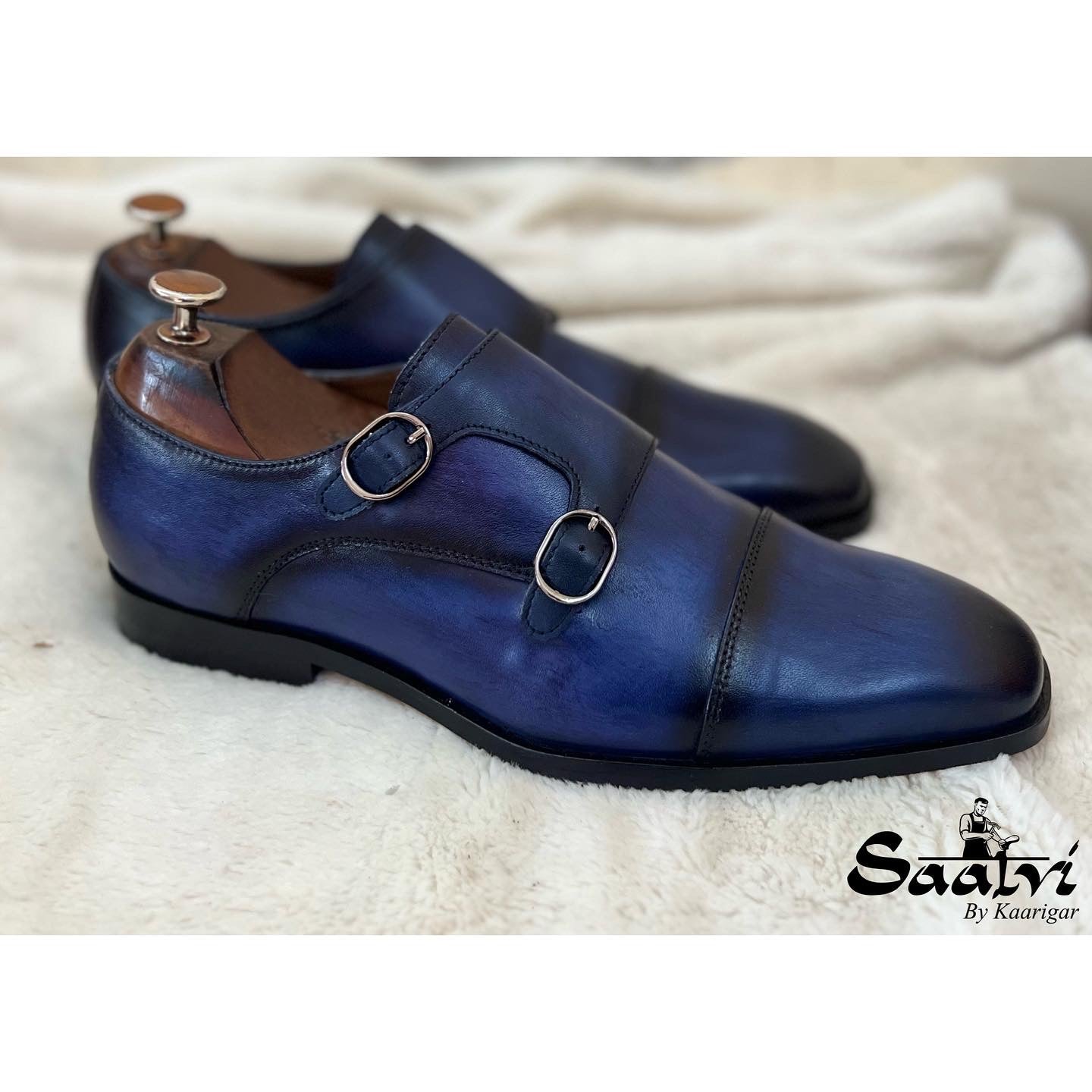 Blue Monk Straps Hand Patina