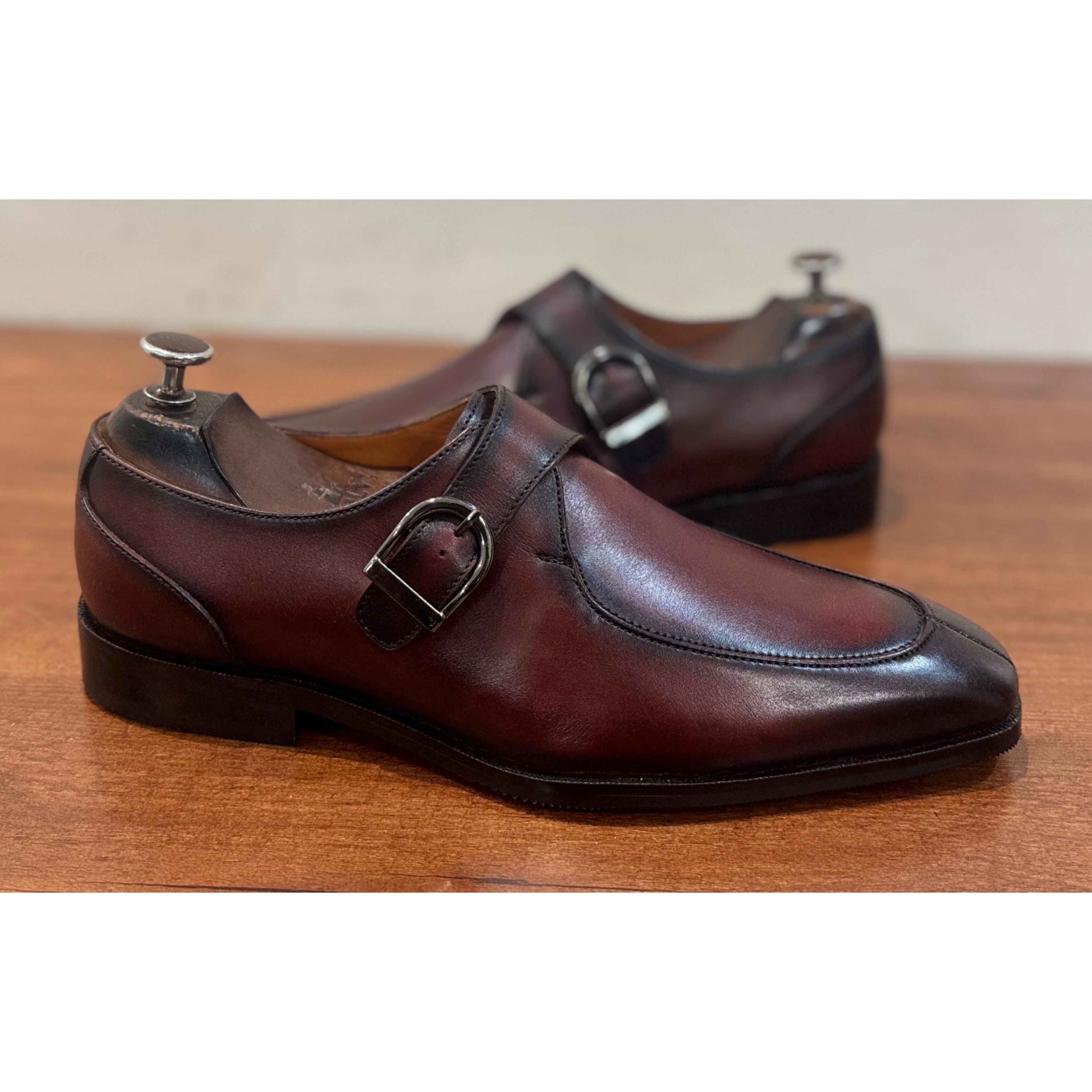 Single Monk Strap Hand Finished