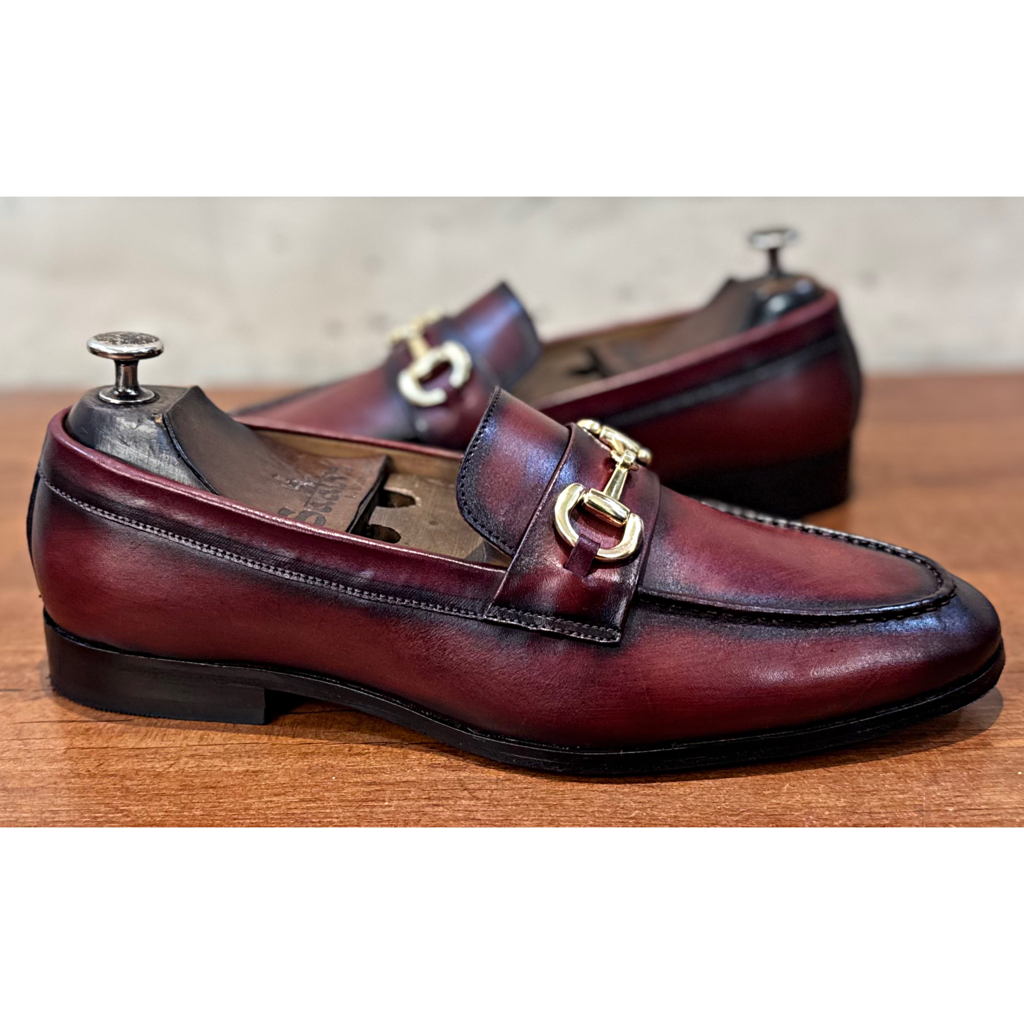 Oxblood Italian Bit Loafers