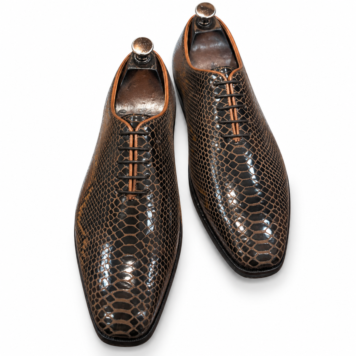 Cortina Mosaic Snake Foil Leather