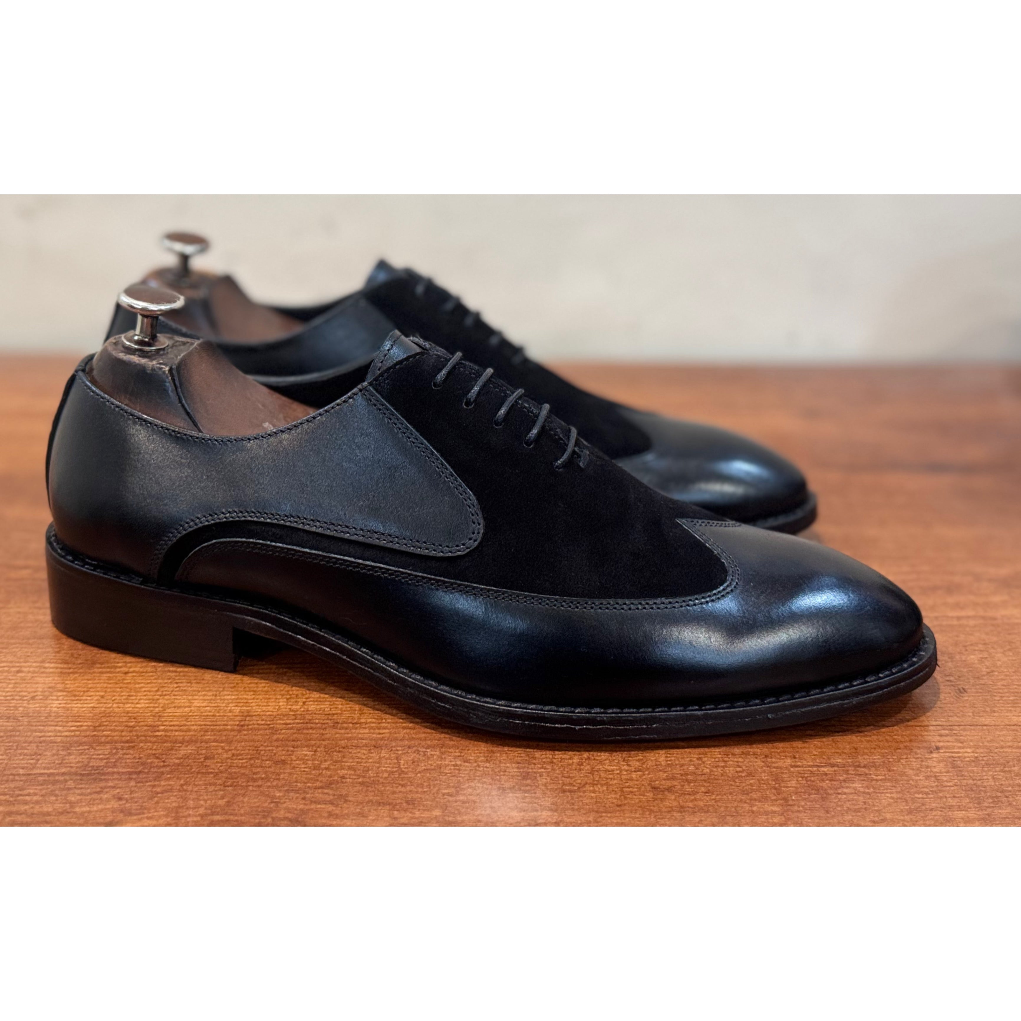 Wingtip Black Oxfords