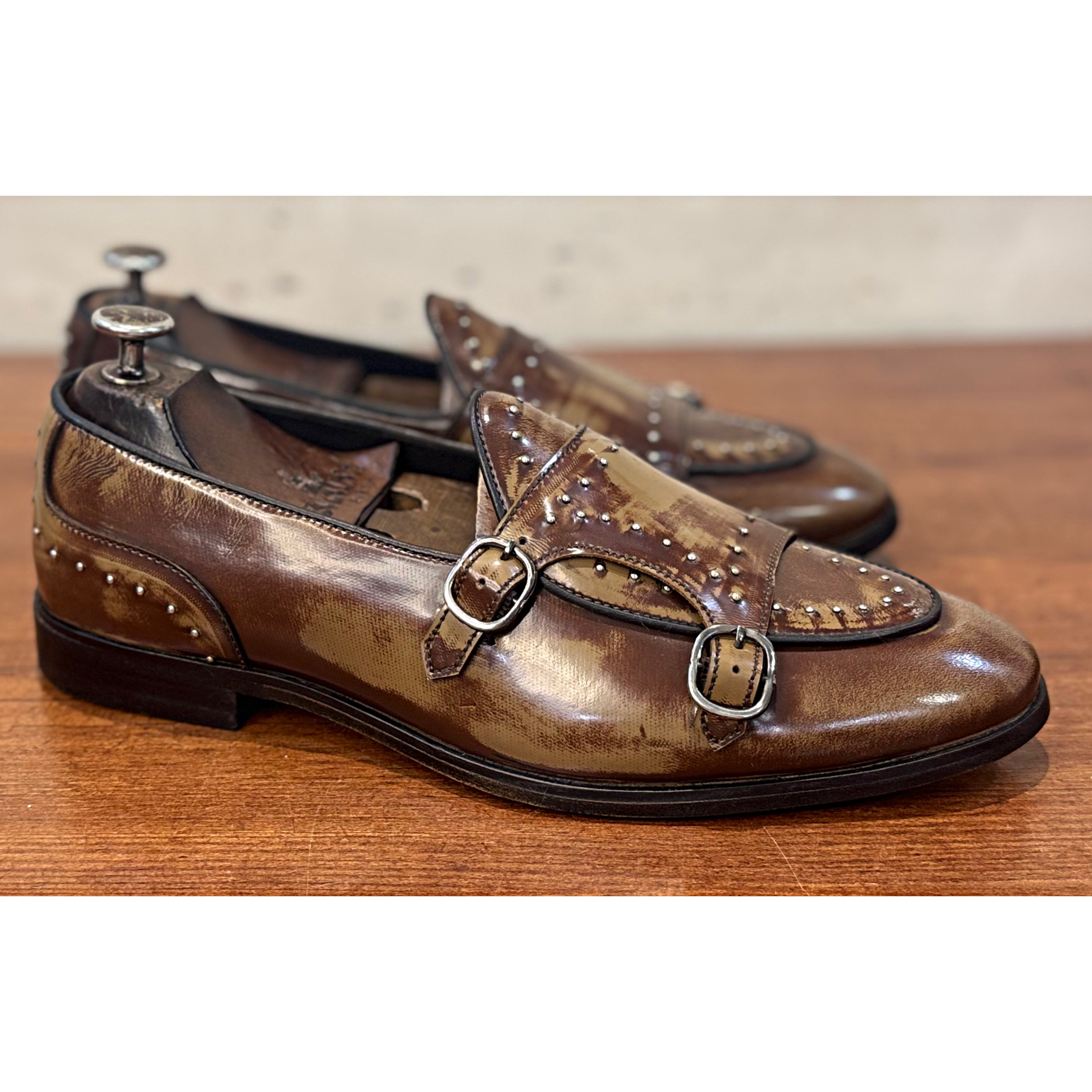 Belgian Monk Strap Brushed Off