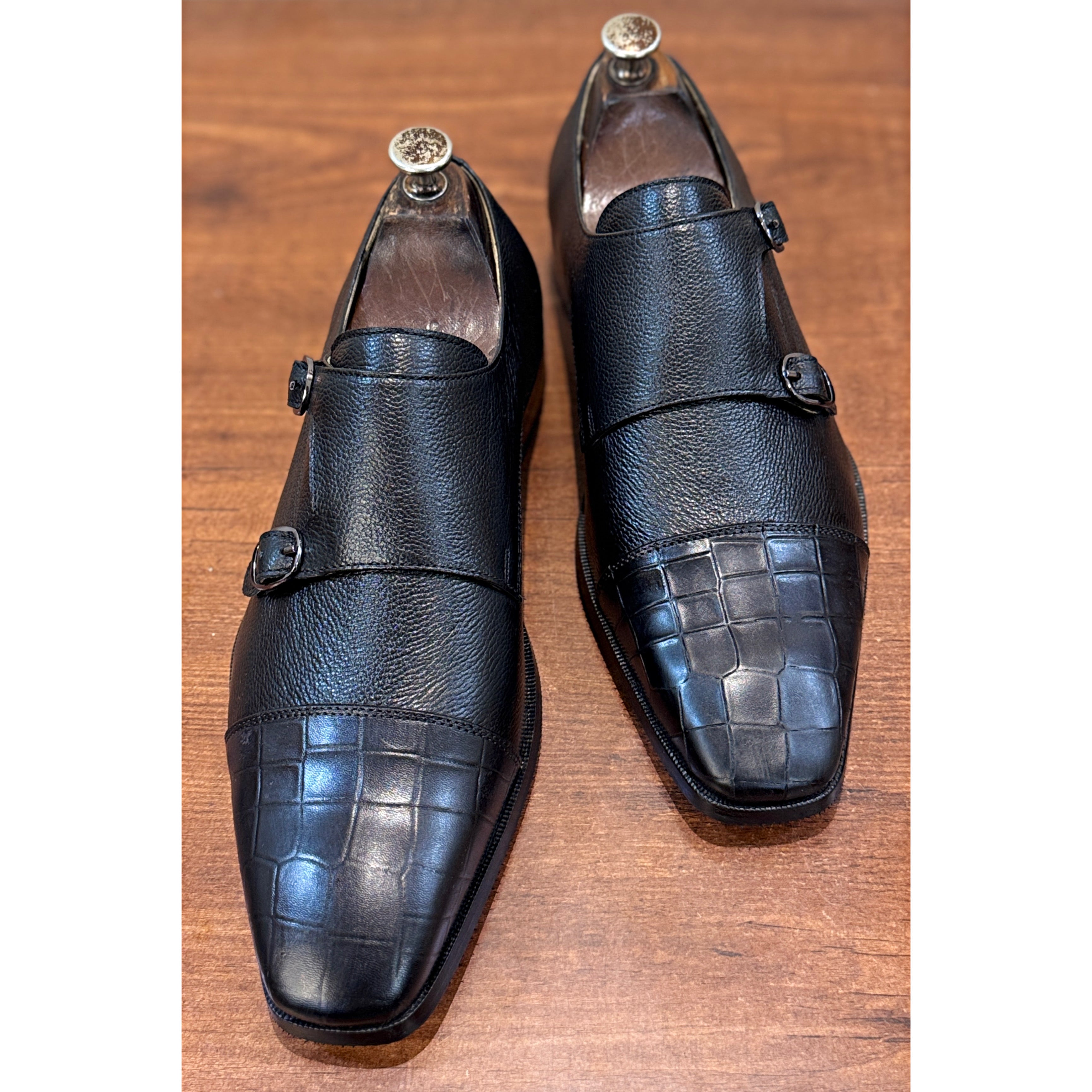 The Noir Croc Monarch Monk