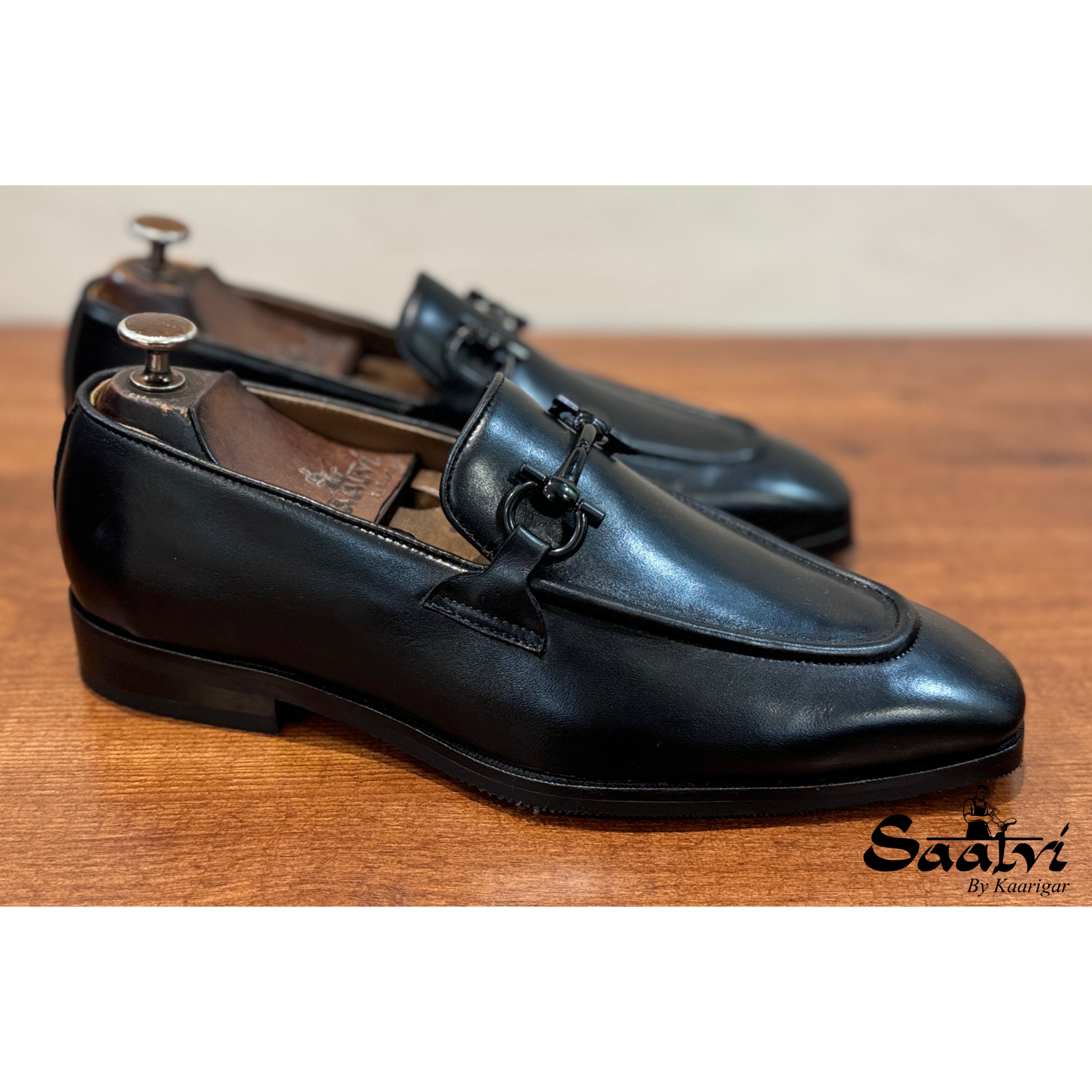 Black Pierre Noir Loafers