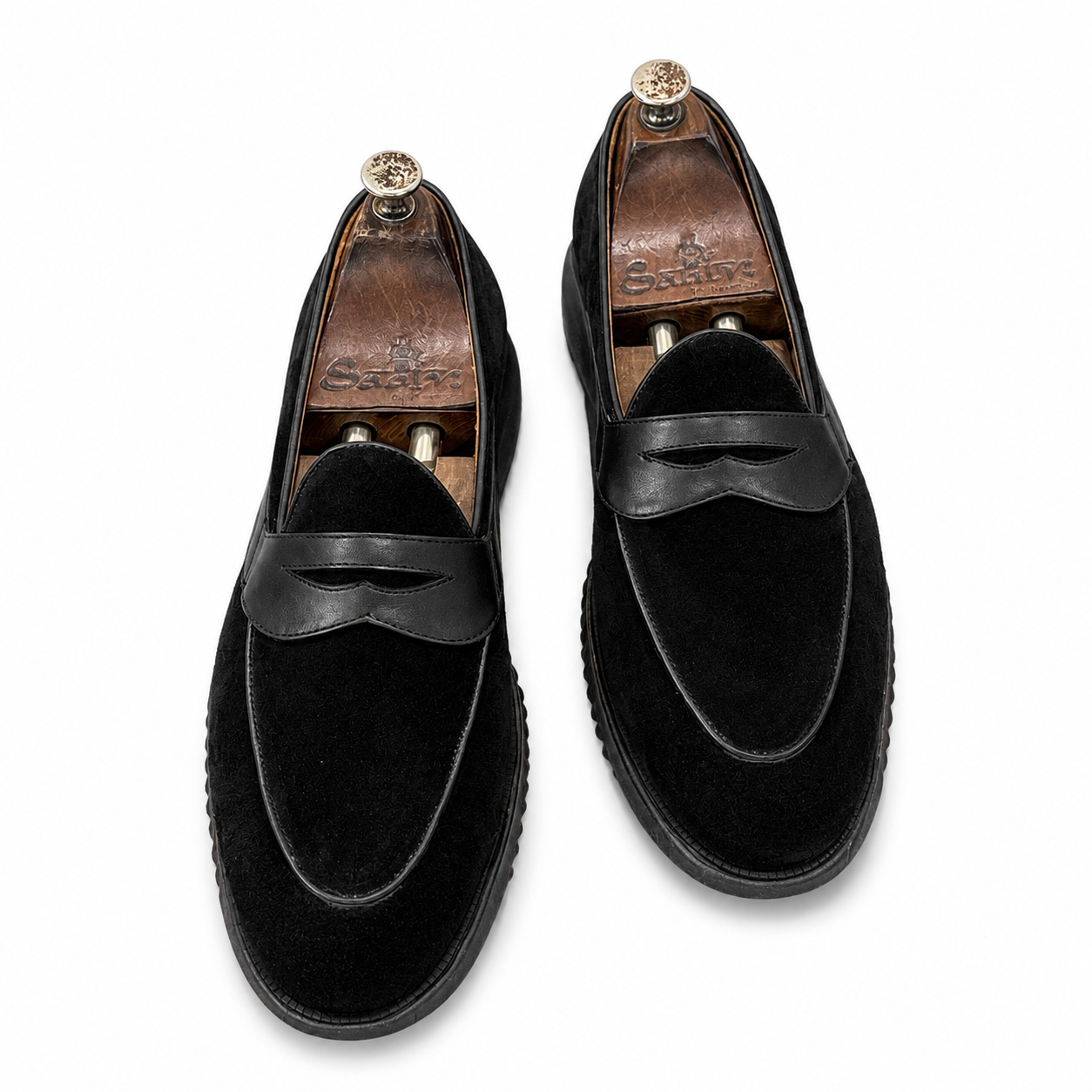 Midnight Suede Penny Loafer