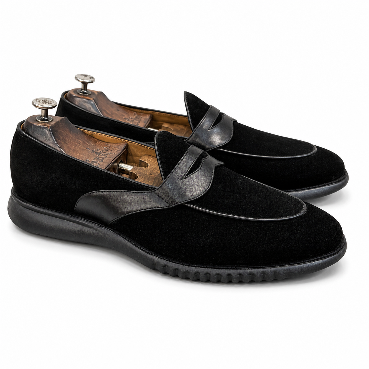 Midnight Suede Penny Loafer
