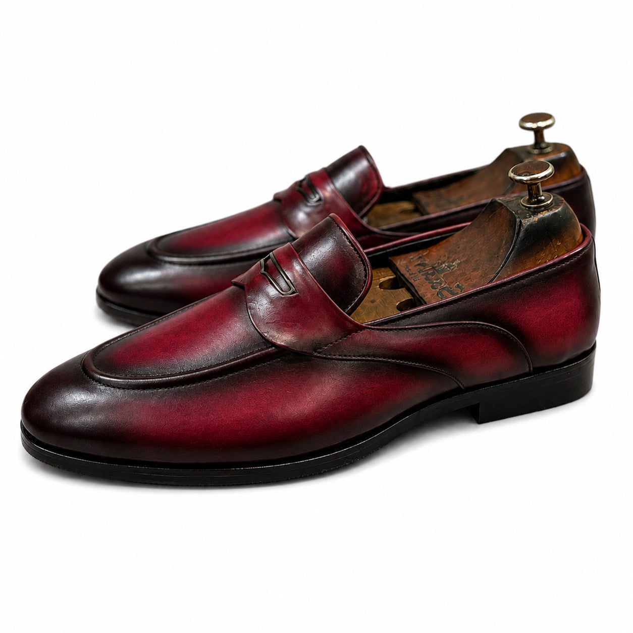 Crimson Royale Penny Loafers