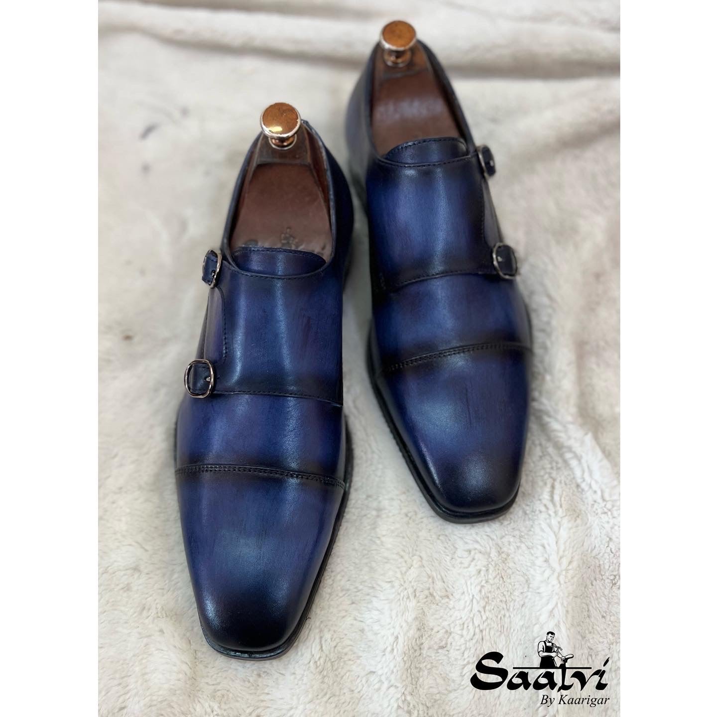 Blue Monk Straps Hand Patina