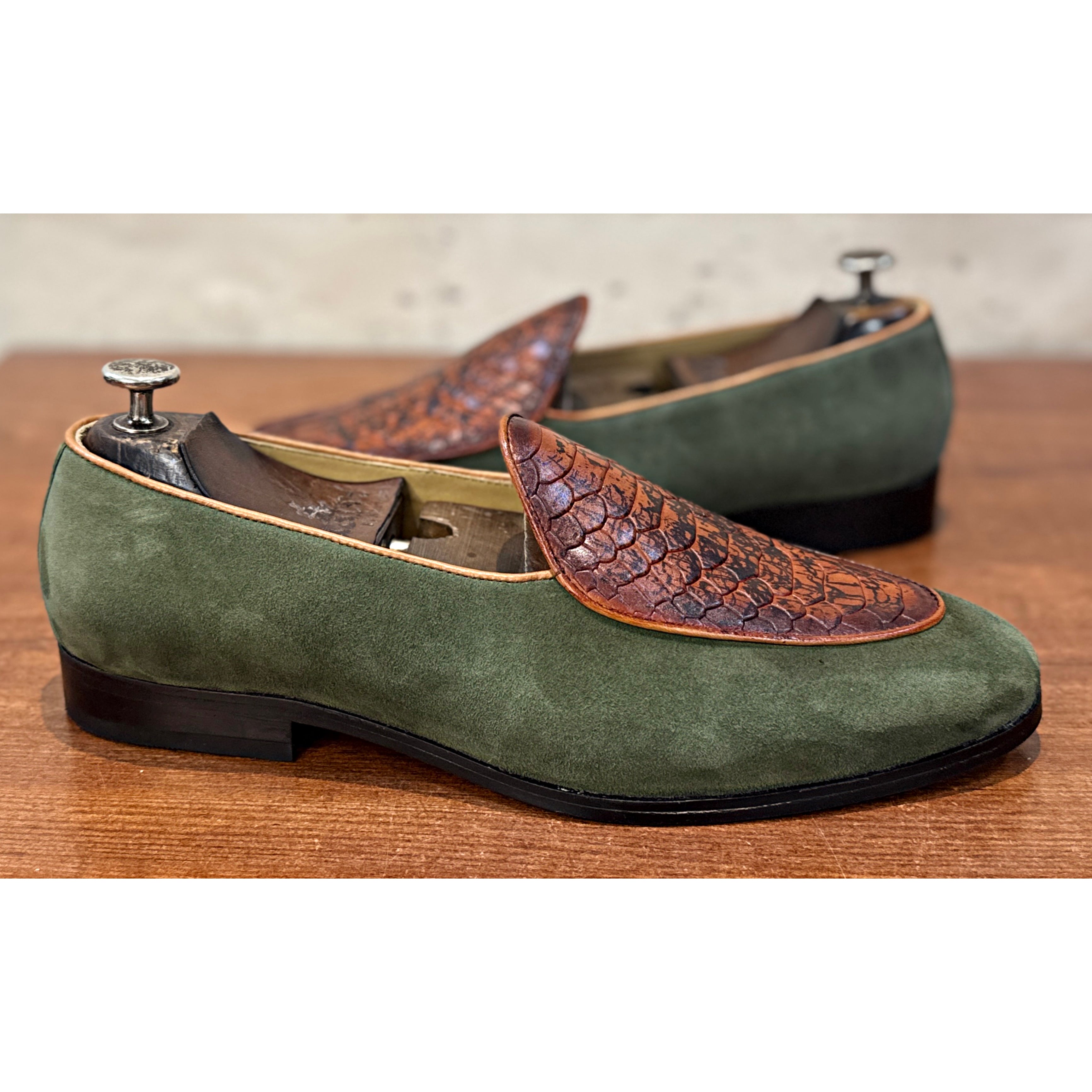 Verde Royale Belgian Loafers