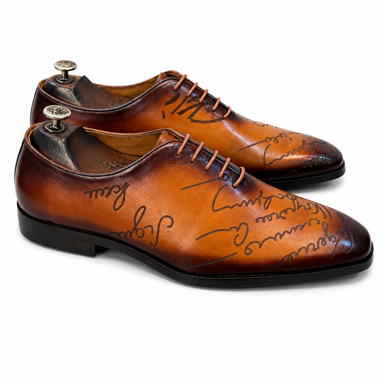 Tan Signature Oxfords