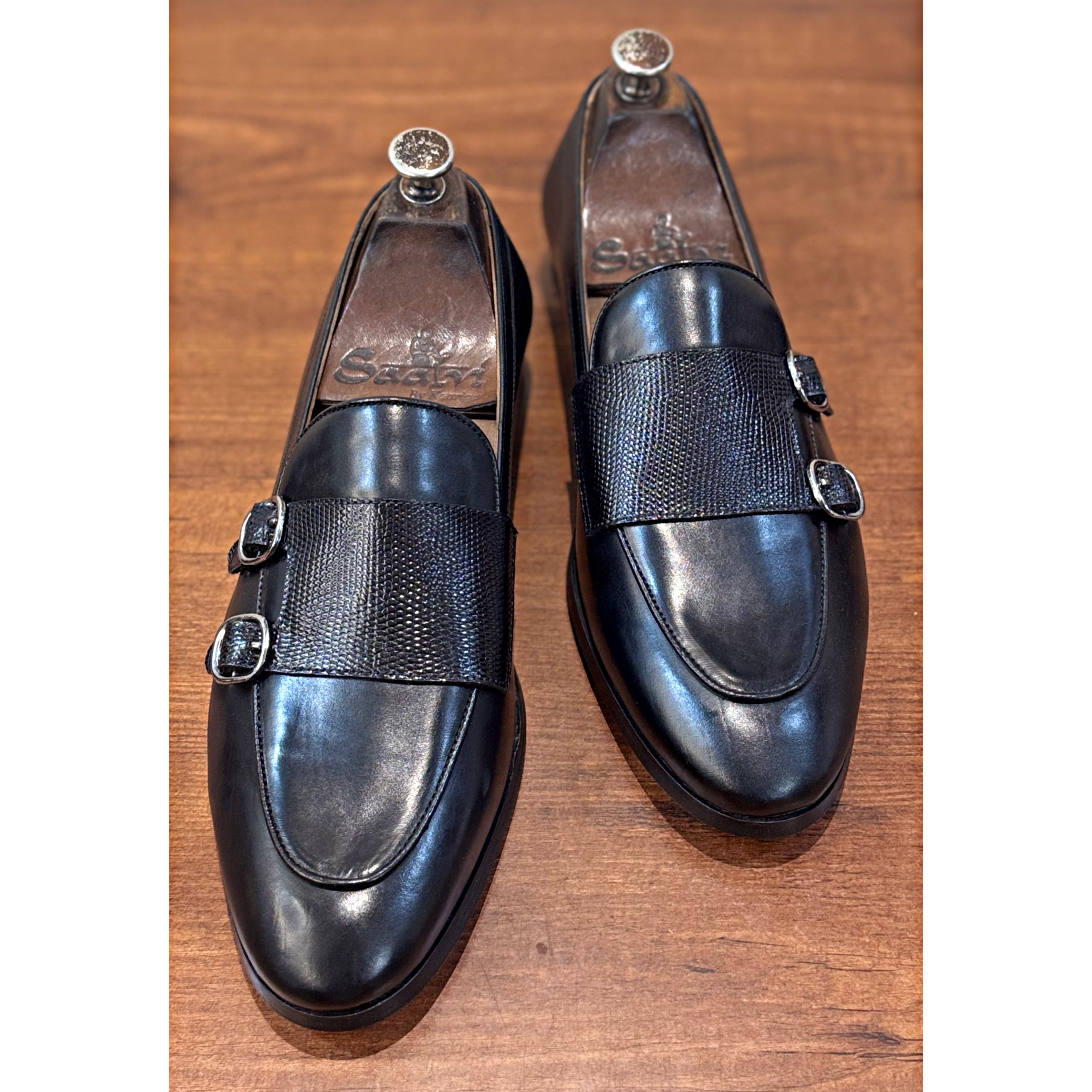 Regal Monk Loafers Black
