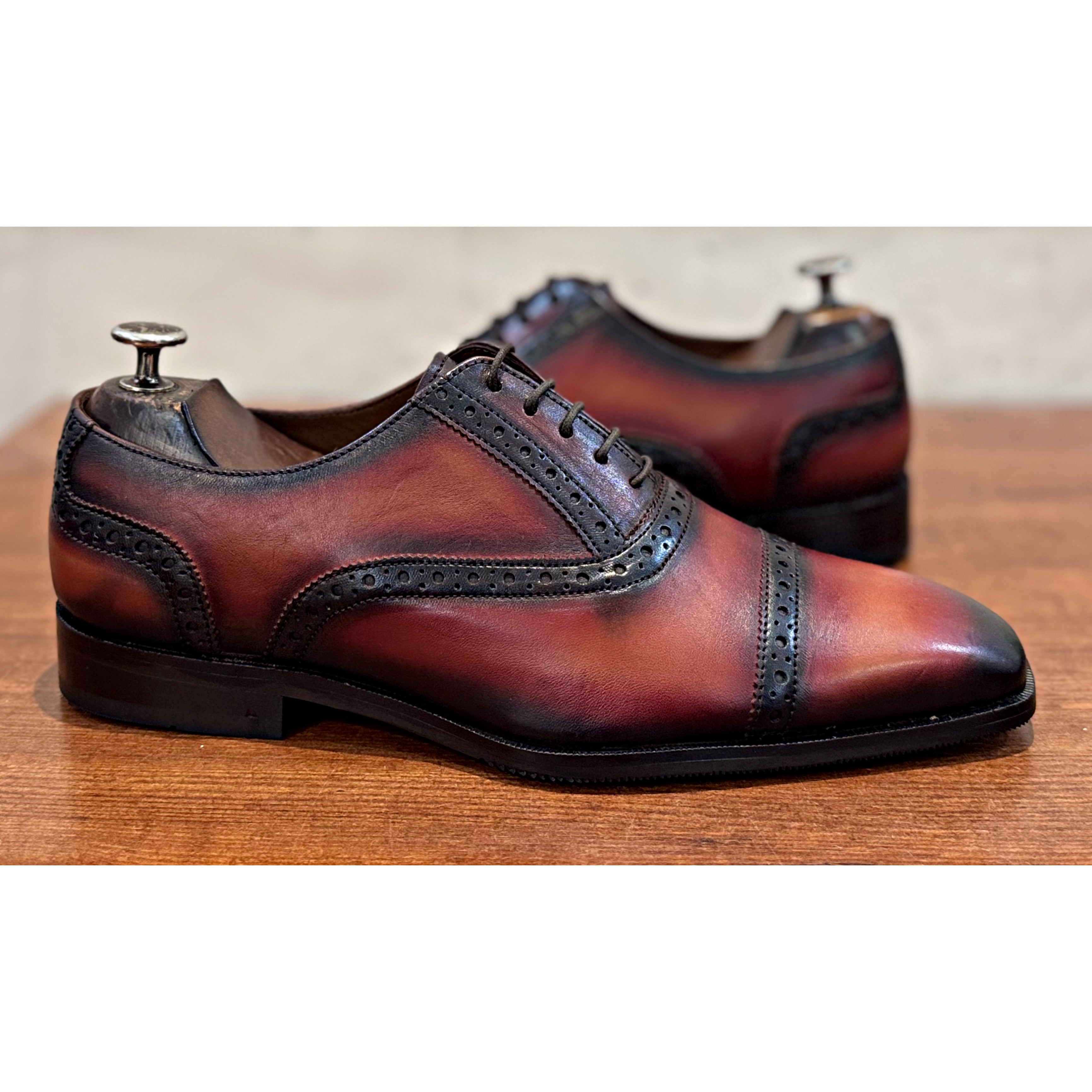 Royal Patina Glossed Captoe Oxford