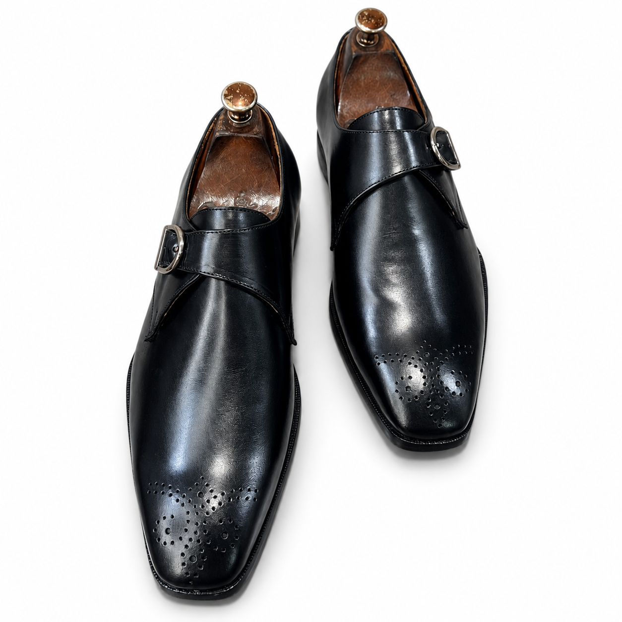 Single Monk Strap Black