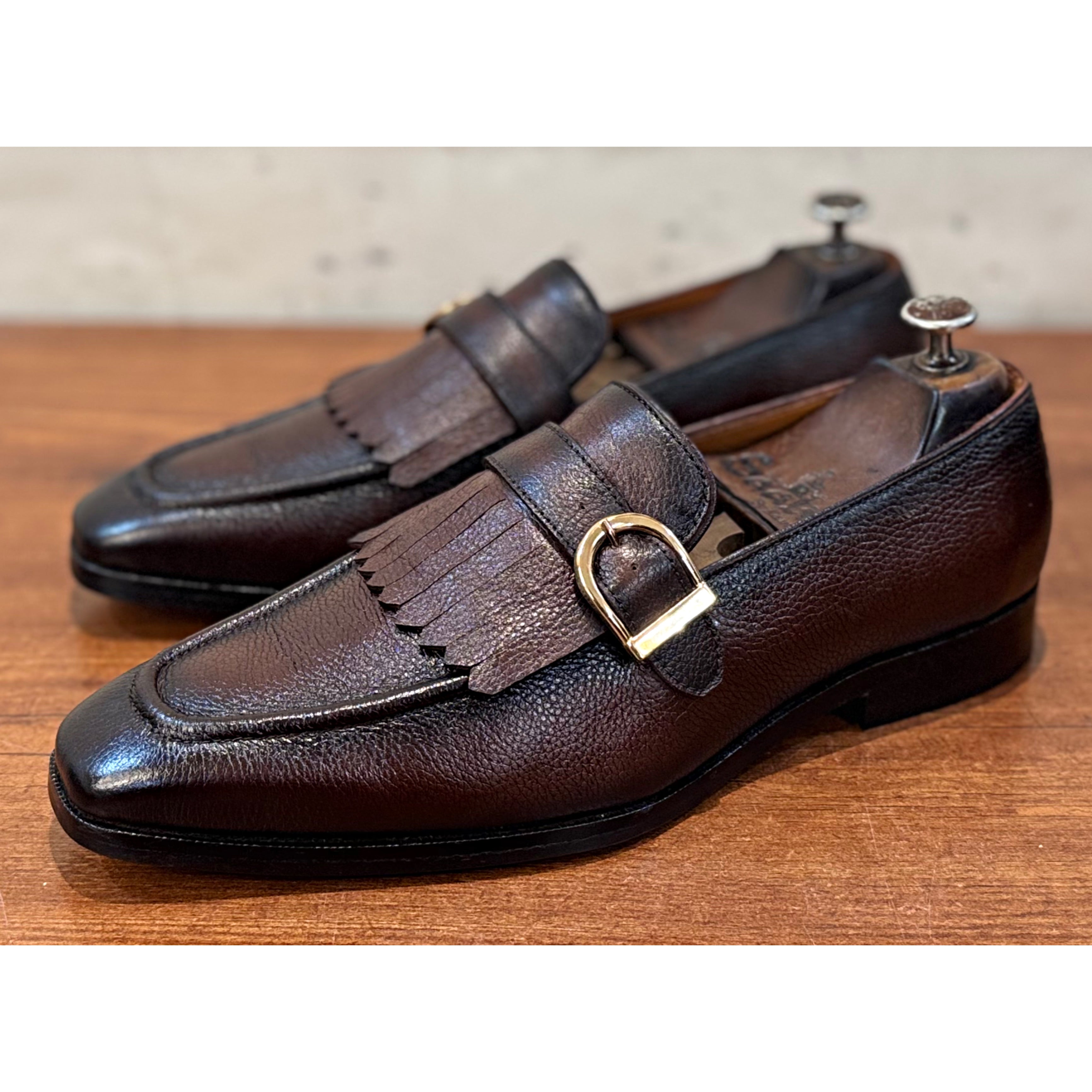 Brown Fringe Loafers Ndm