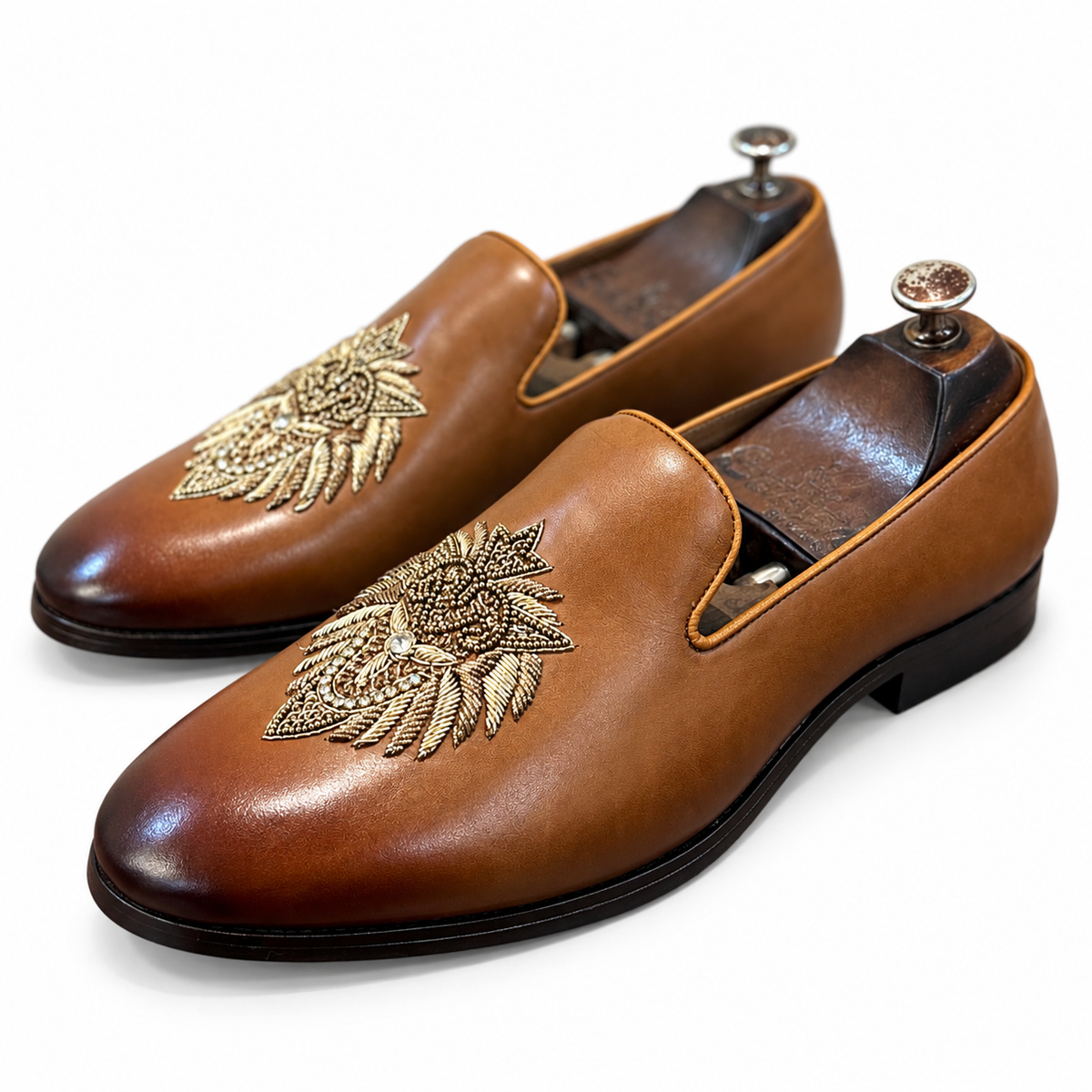 Baroque GoldCrest Slip-Ons