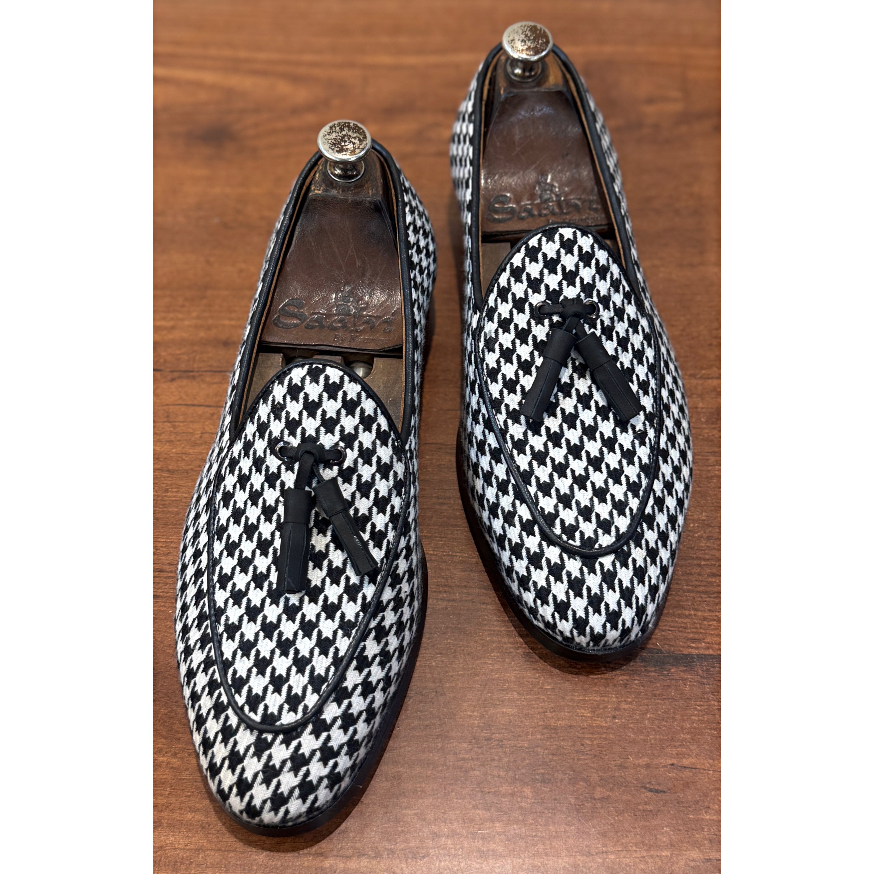 The Windsor Houndstooth Tassel Loafer