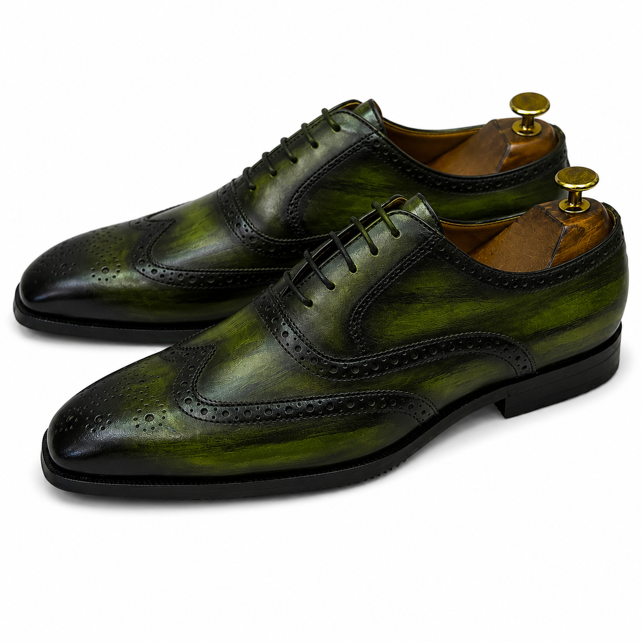 Verdant Monarch Wingtip Oxfords