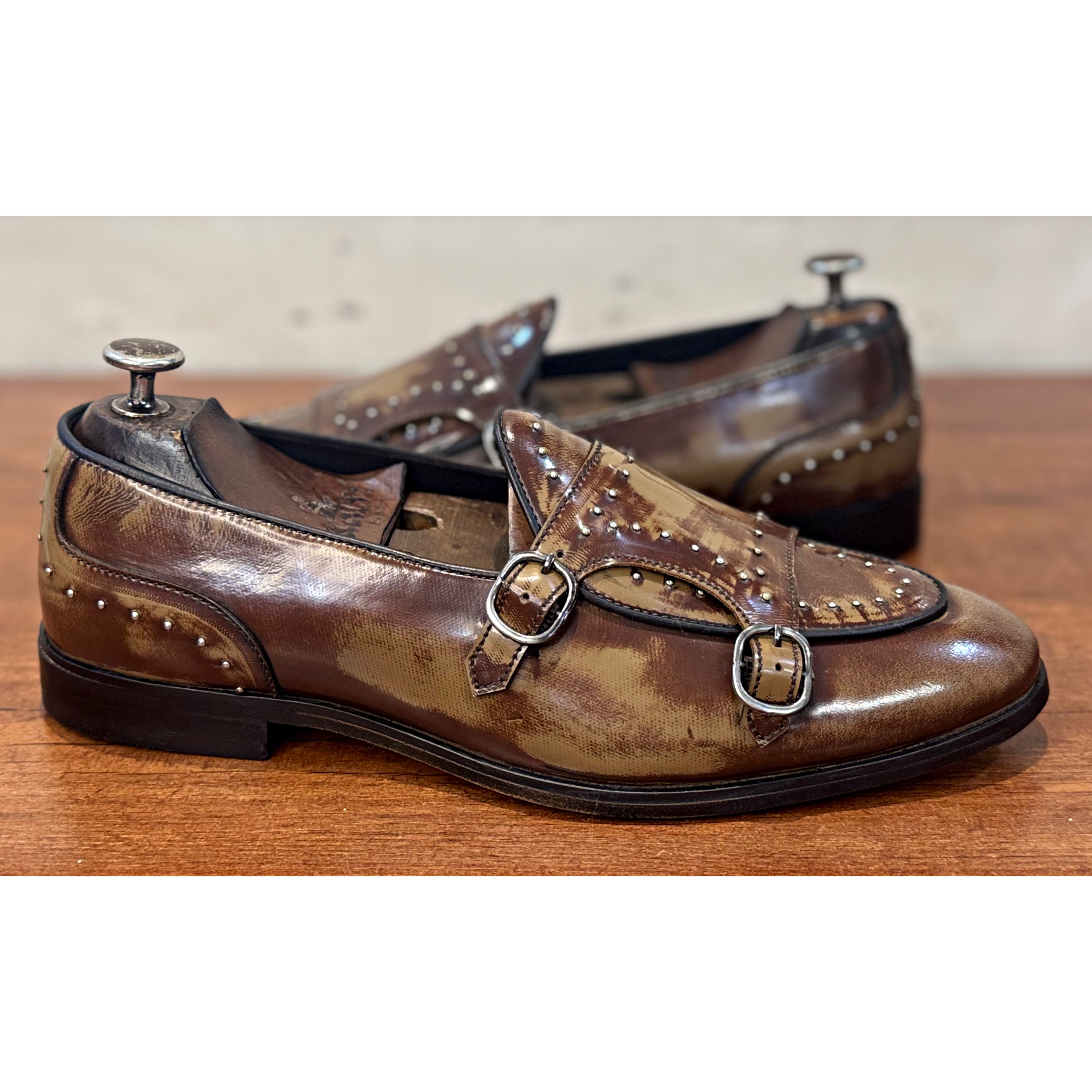 Belgian Monk Strap Brushed Off