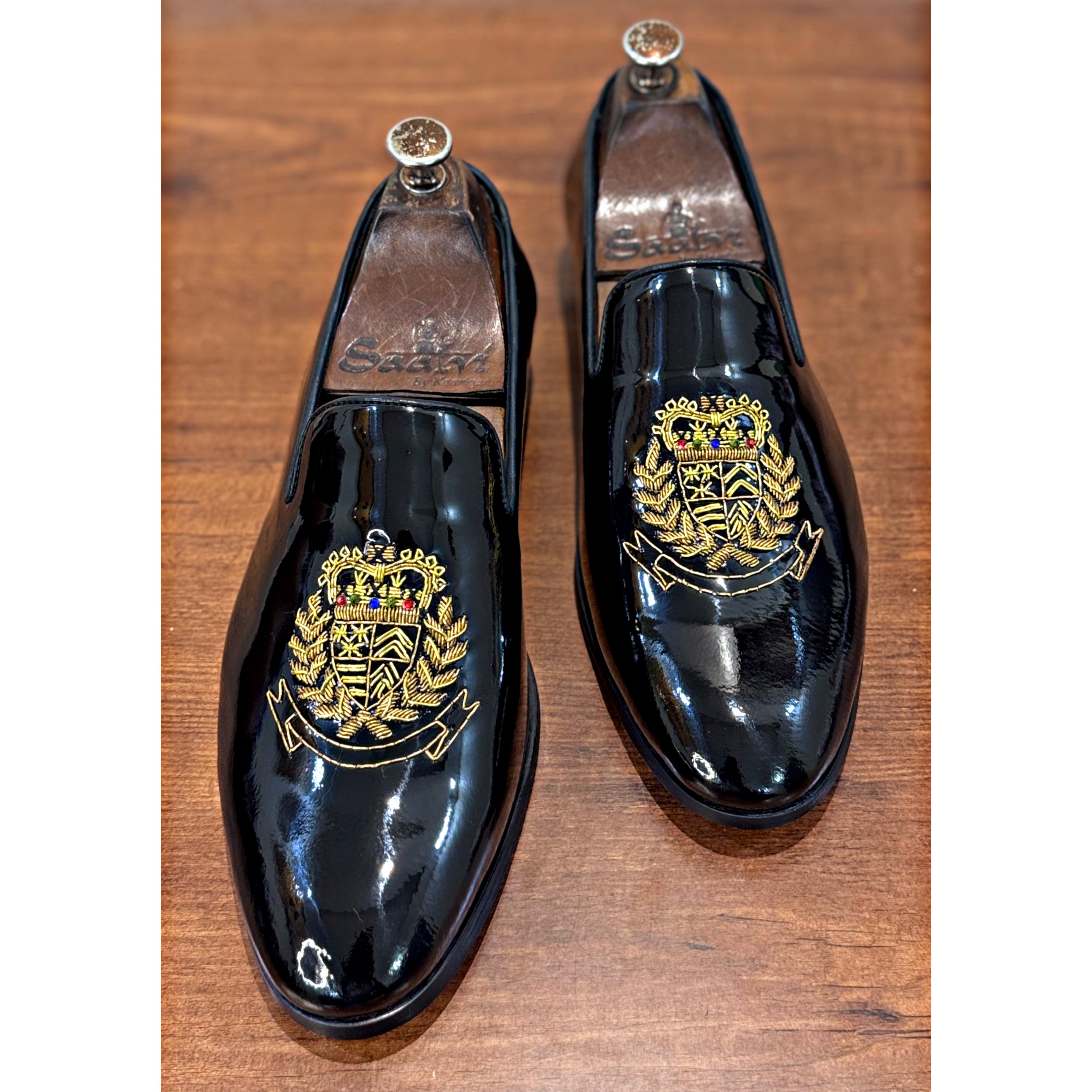 Royal Emblem Patent Black