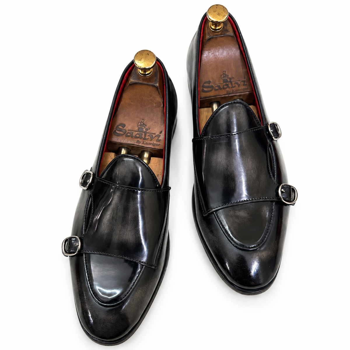 Graphite Royale Belgian Monk Strap