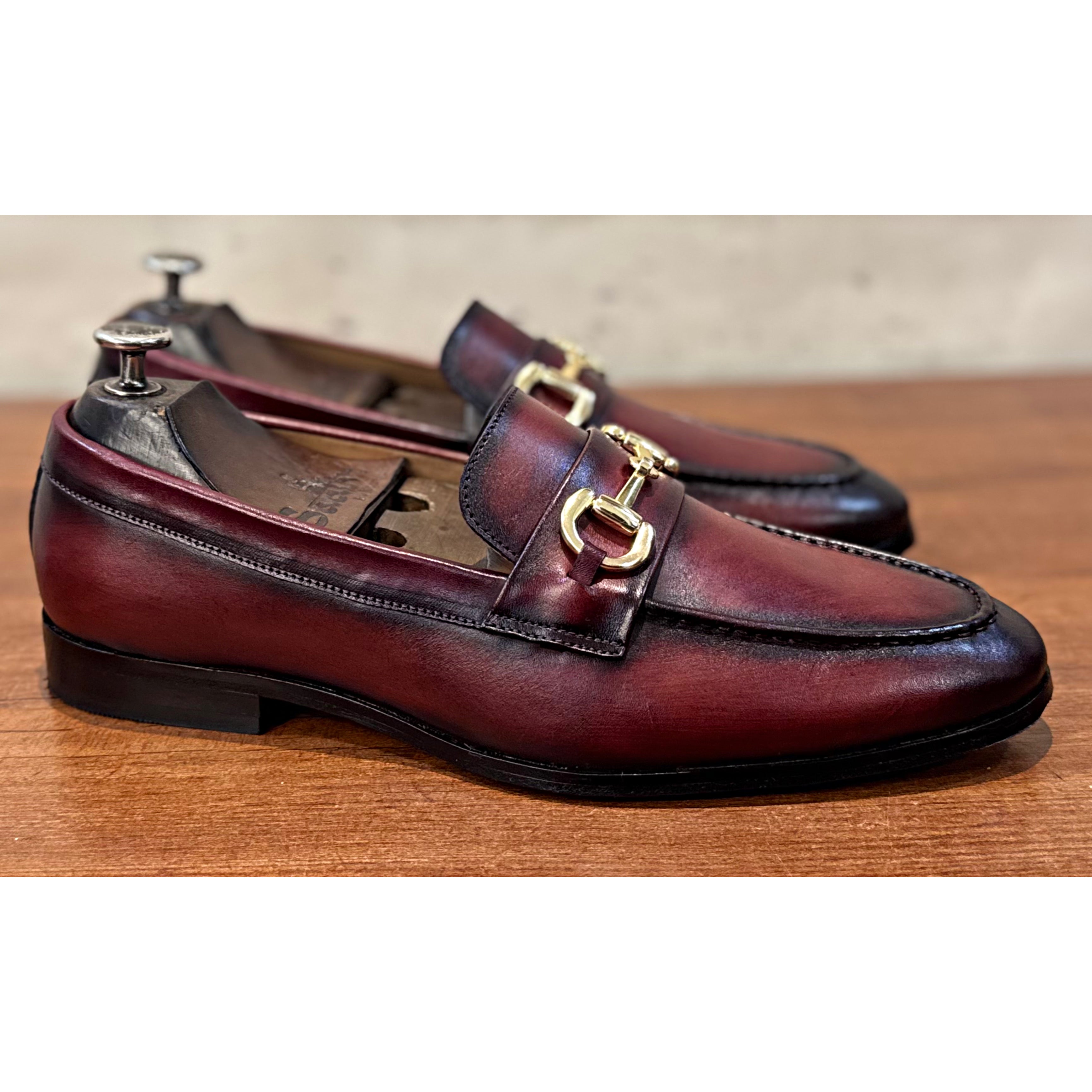 Oxblood Italian Bit Loafers