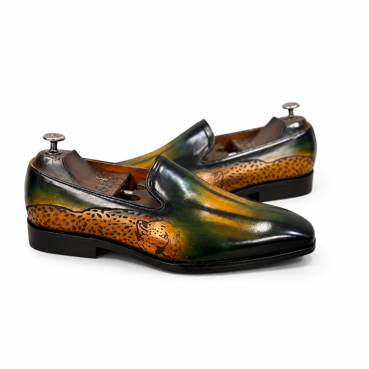 Emerald Panther Loafers