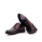 Black Oxfords With Hand Patina Finish