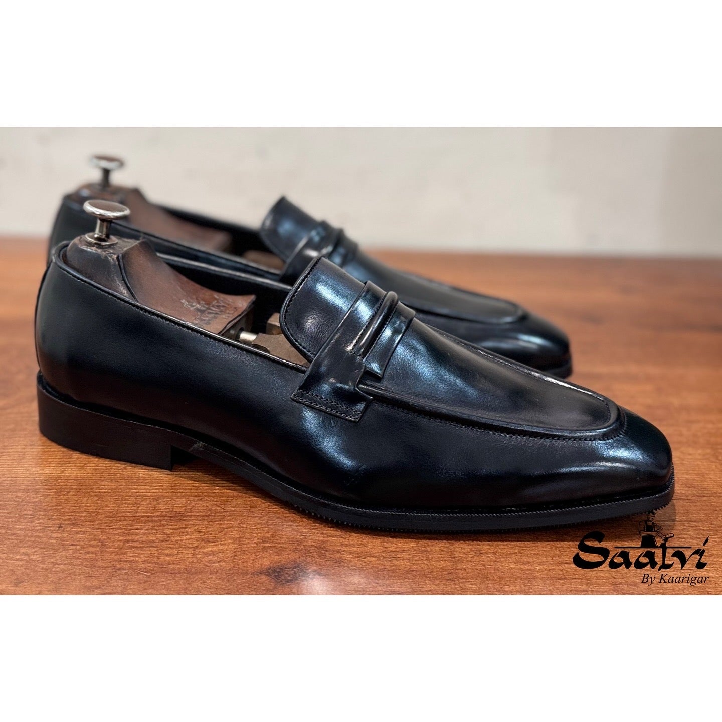 Black Penny Loafers Italia