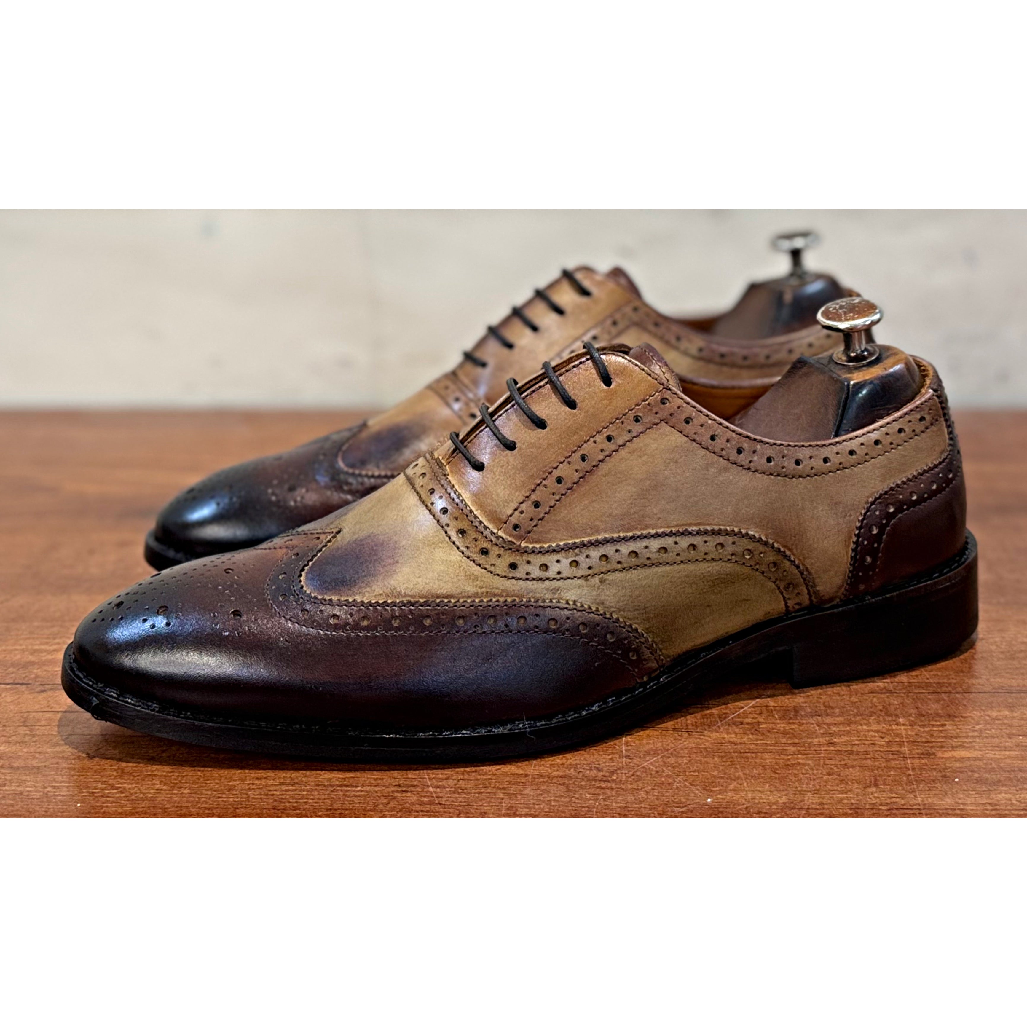 The Windsor Brogues Hand Patina