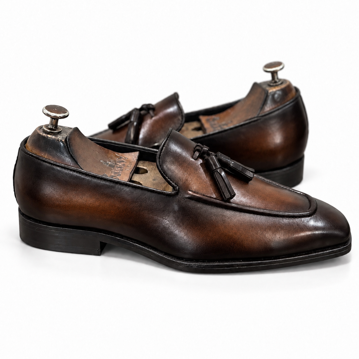 Cognac Regent Tassel Loafers